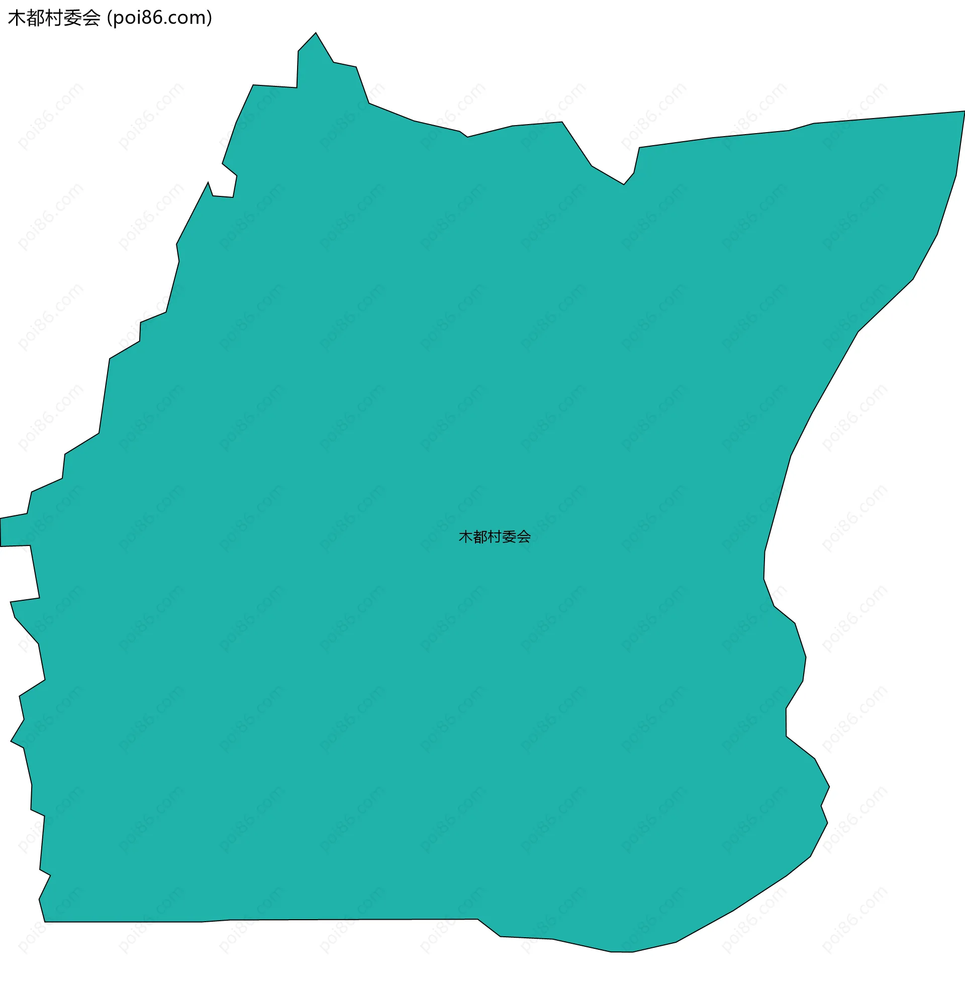 木都村委会边界地图