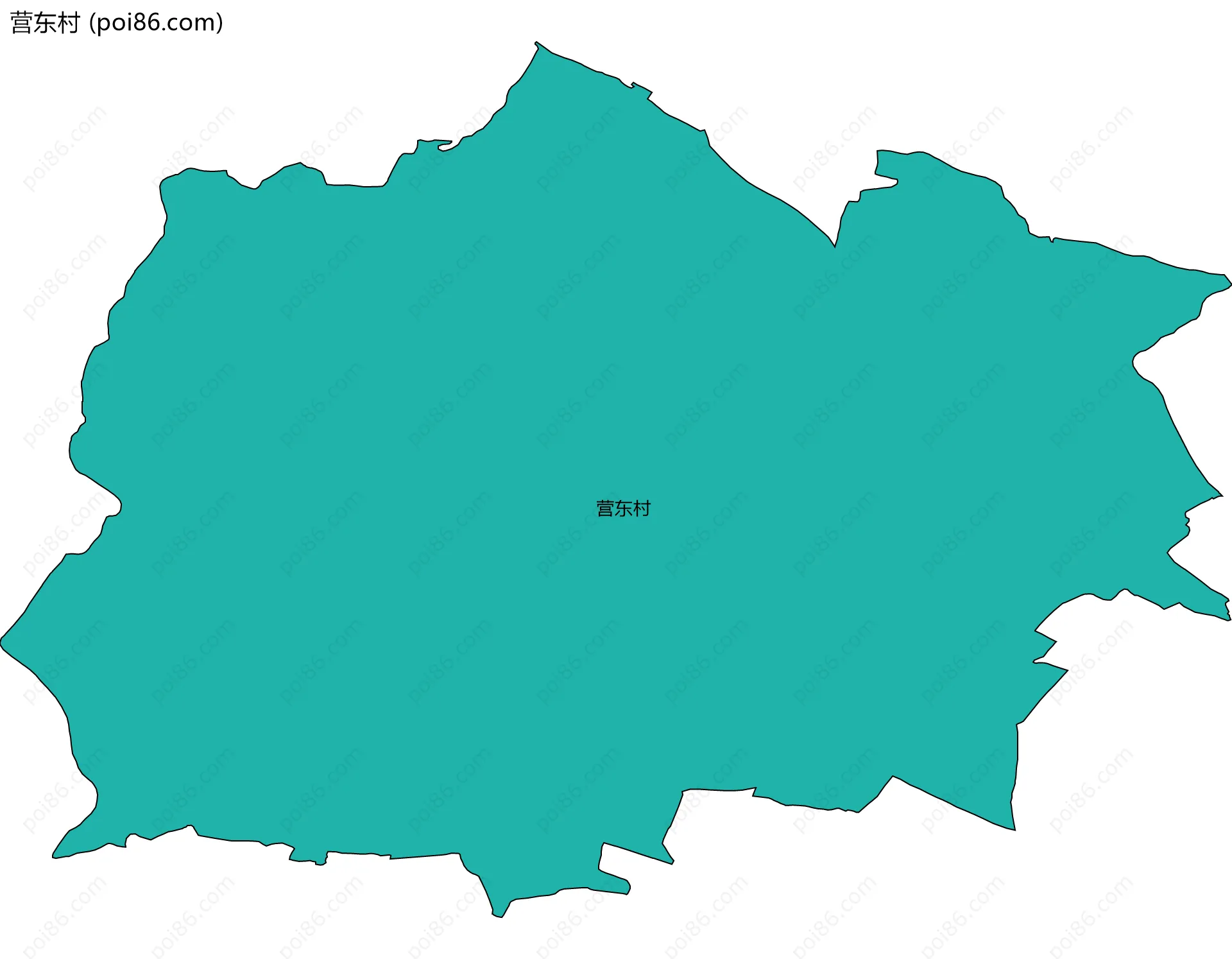 营东村边界地图