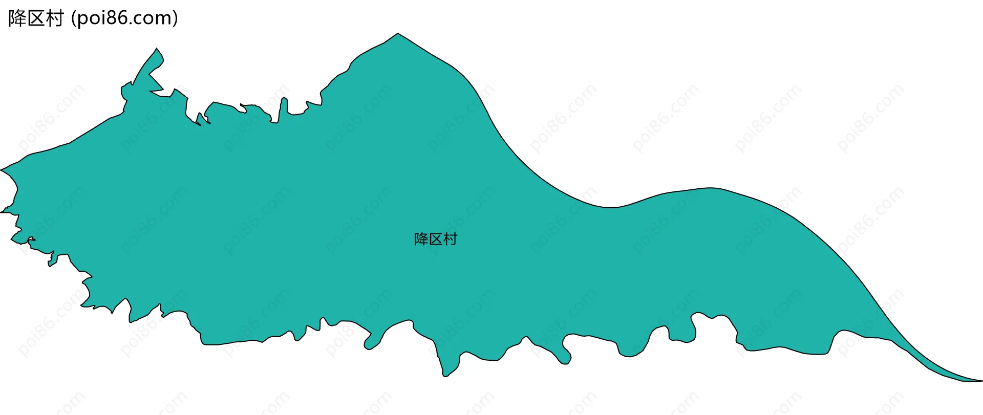 降区村边界地图
