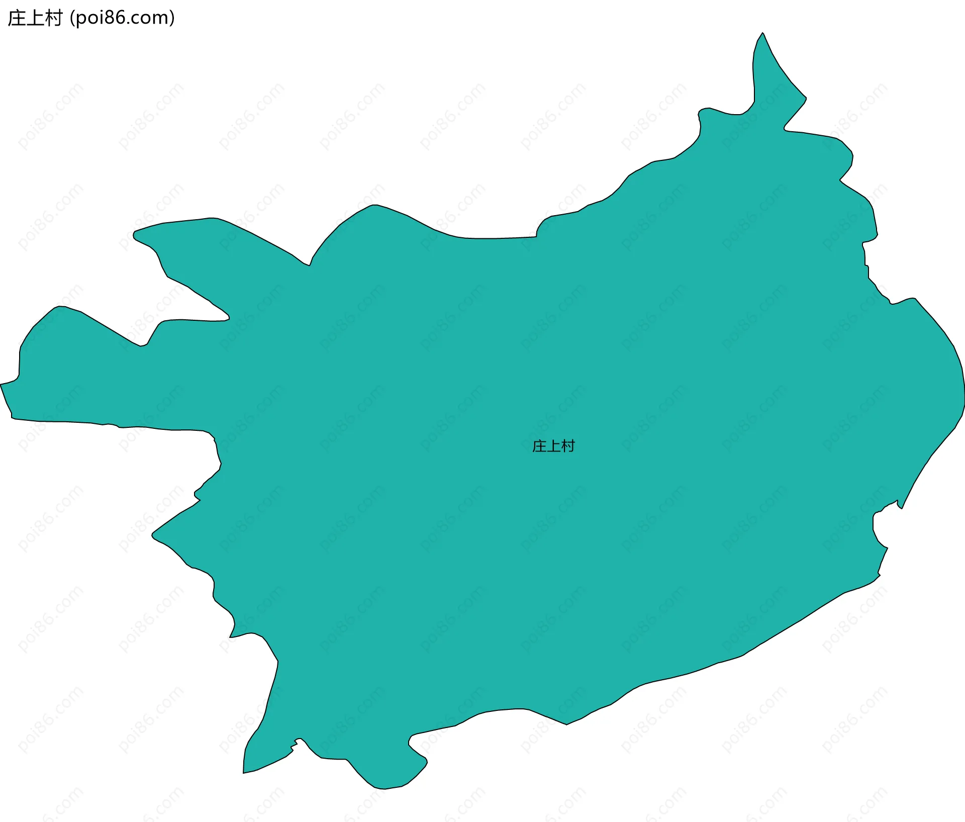 庄上村边界地图