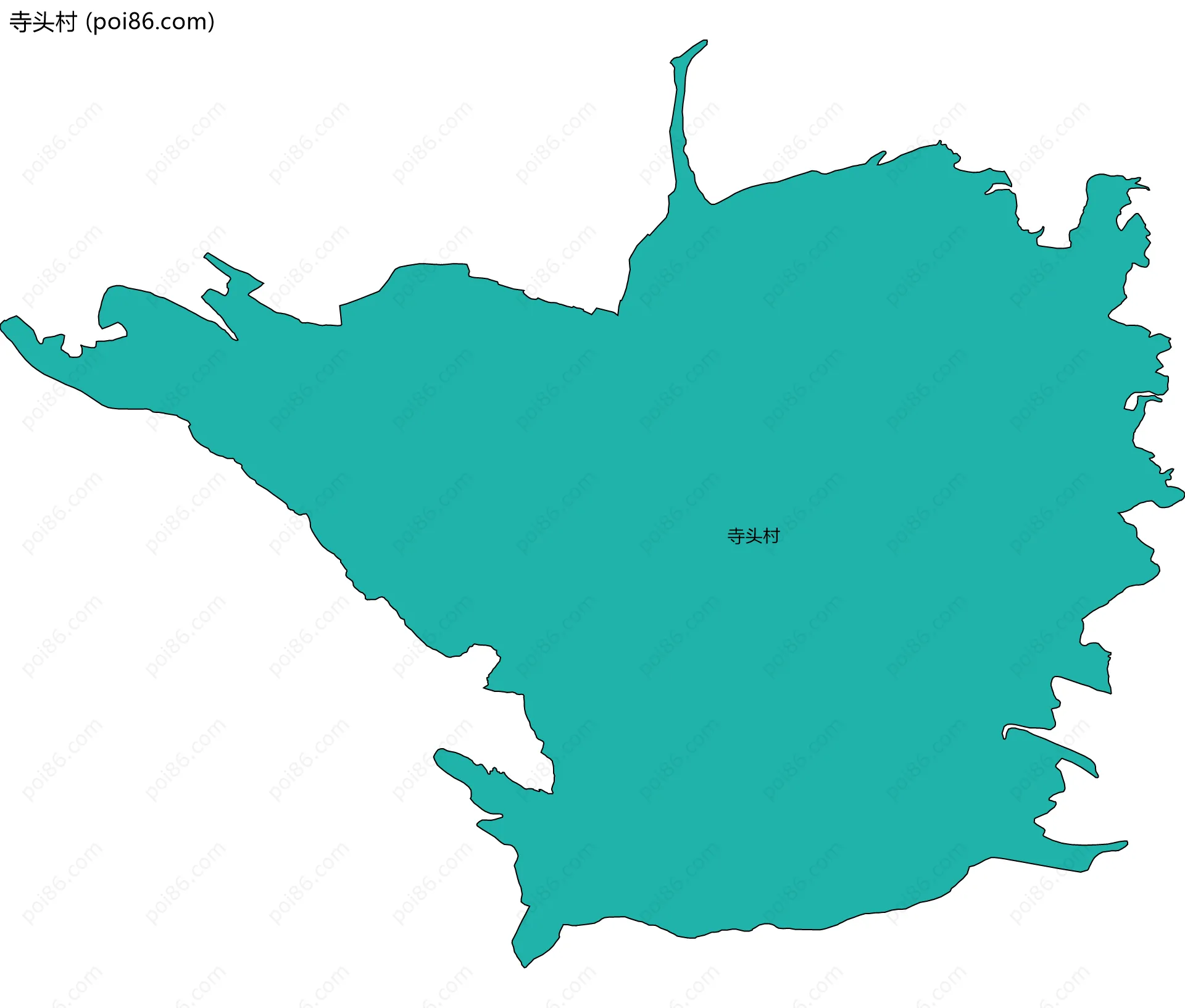 寺头村边界地图