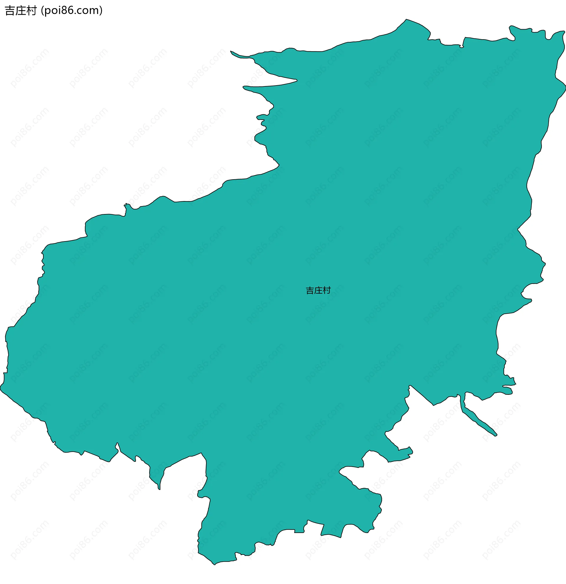 吉庄村边界地图