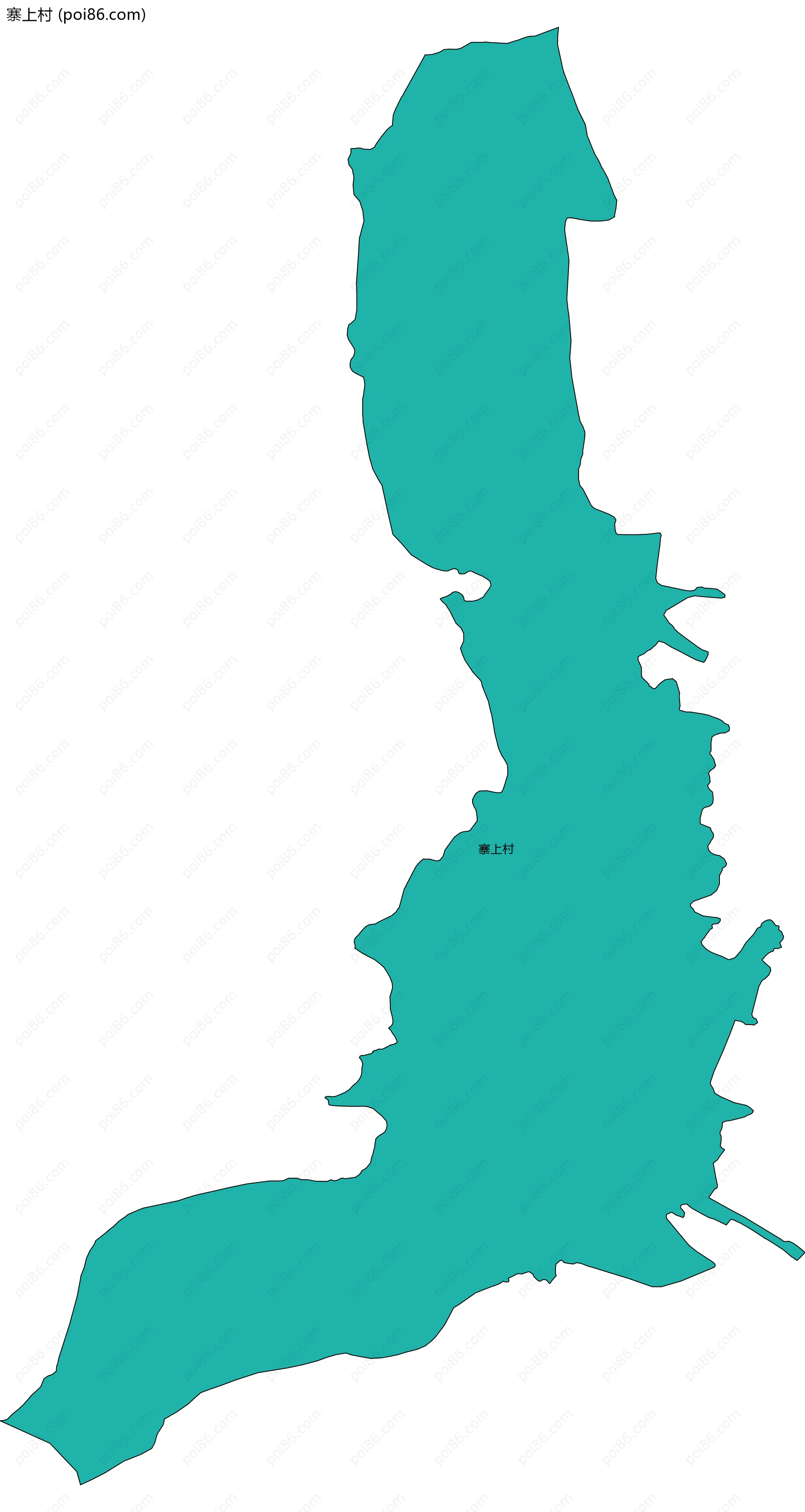 寨上村边界地图