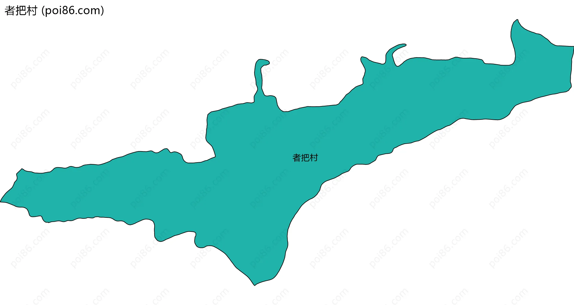 者把村边界地图