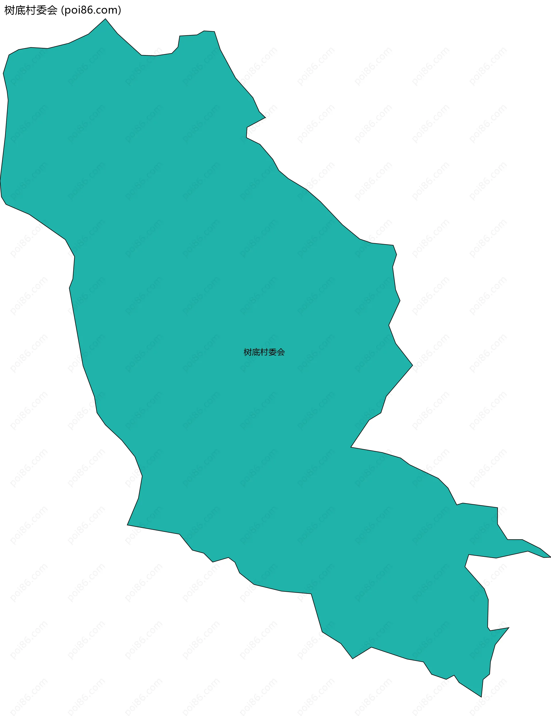 树底村委会边界地图