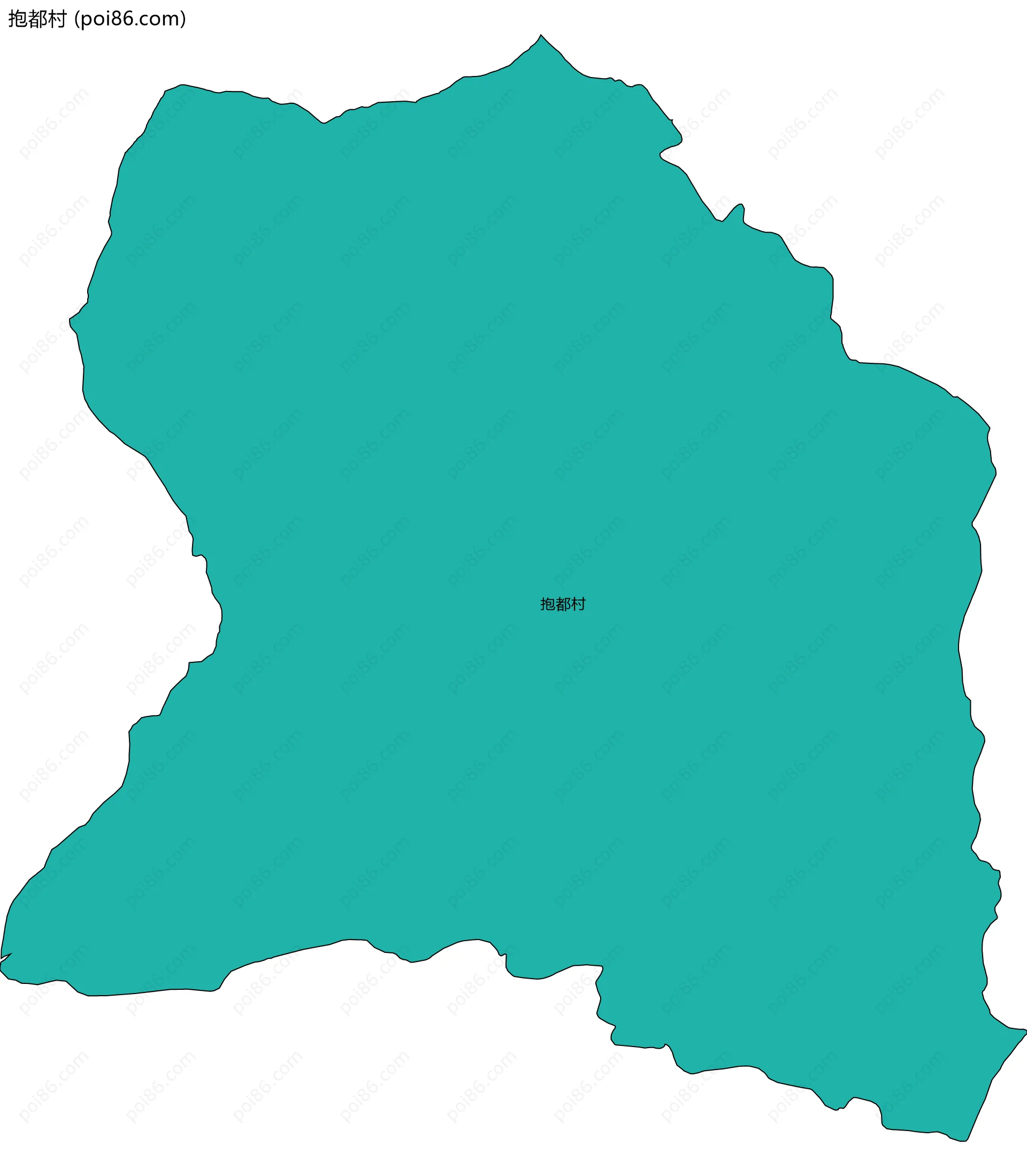 抱都村边界地图