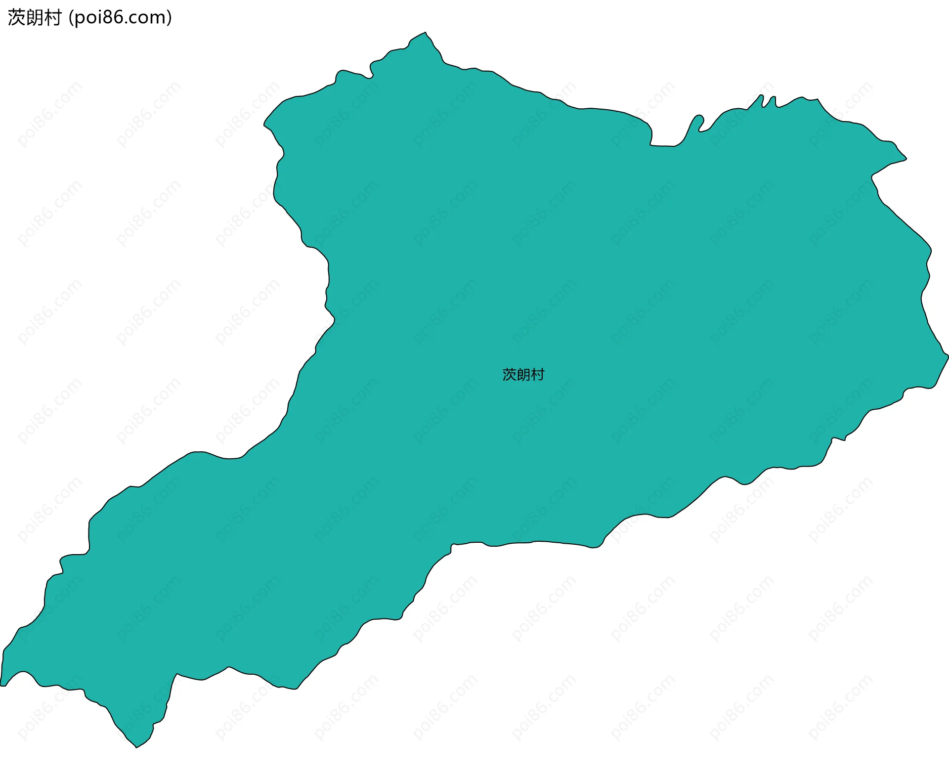 茨朗村边界地图