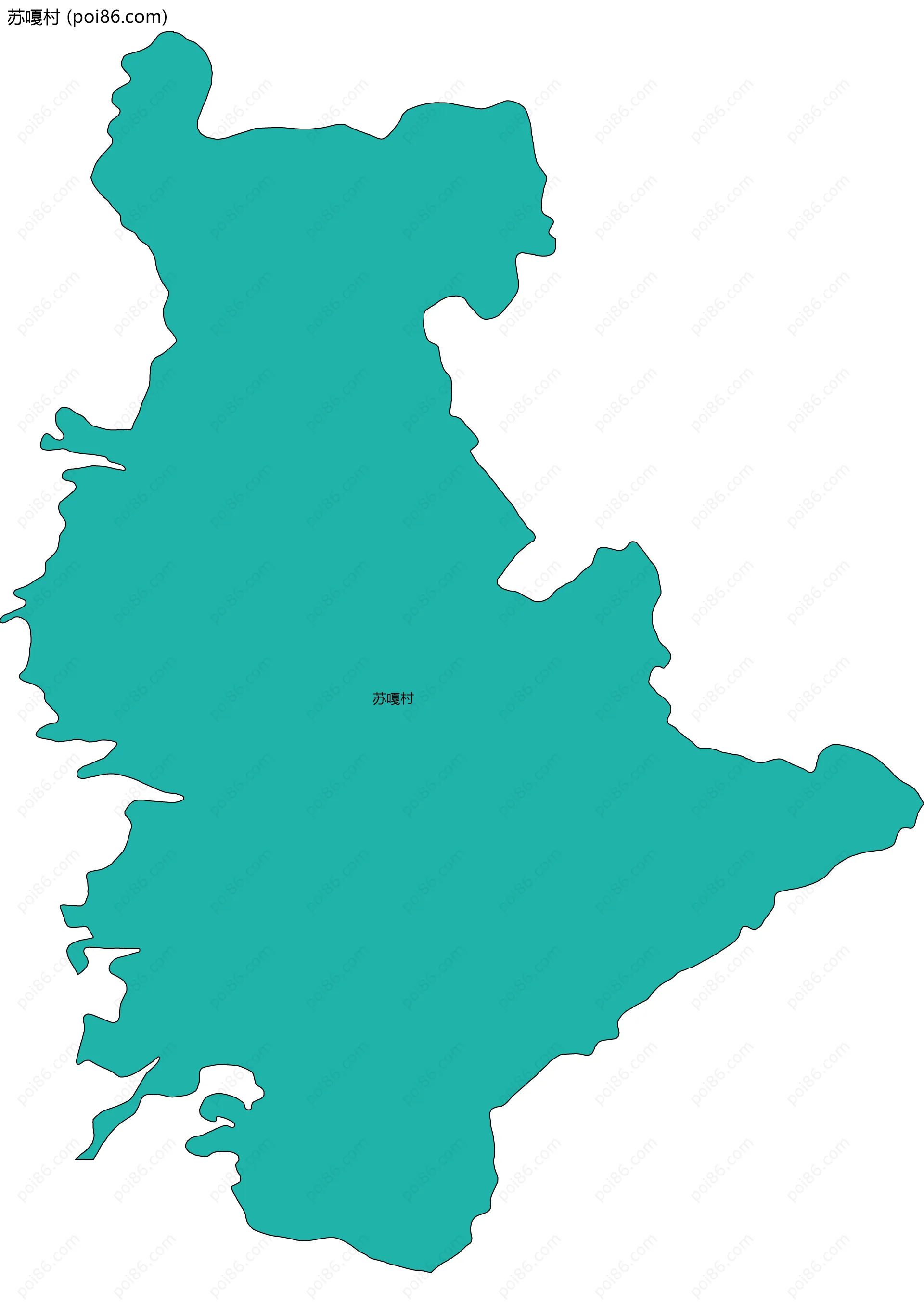 苏嘎村边界地图