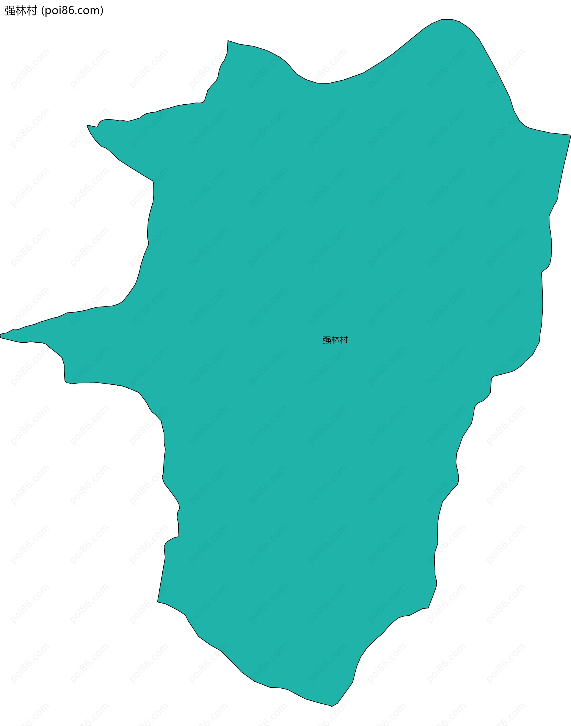 强林村边界地图