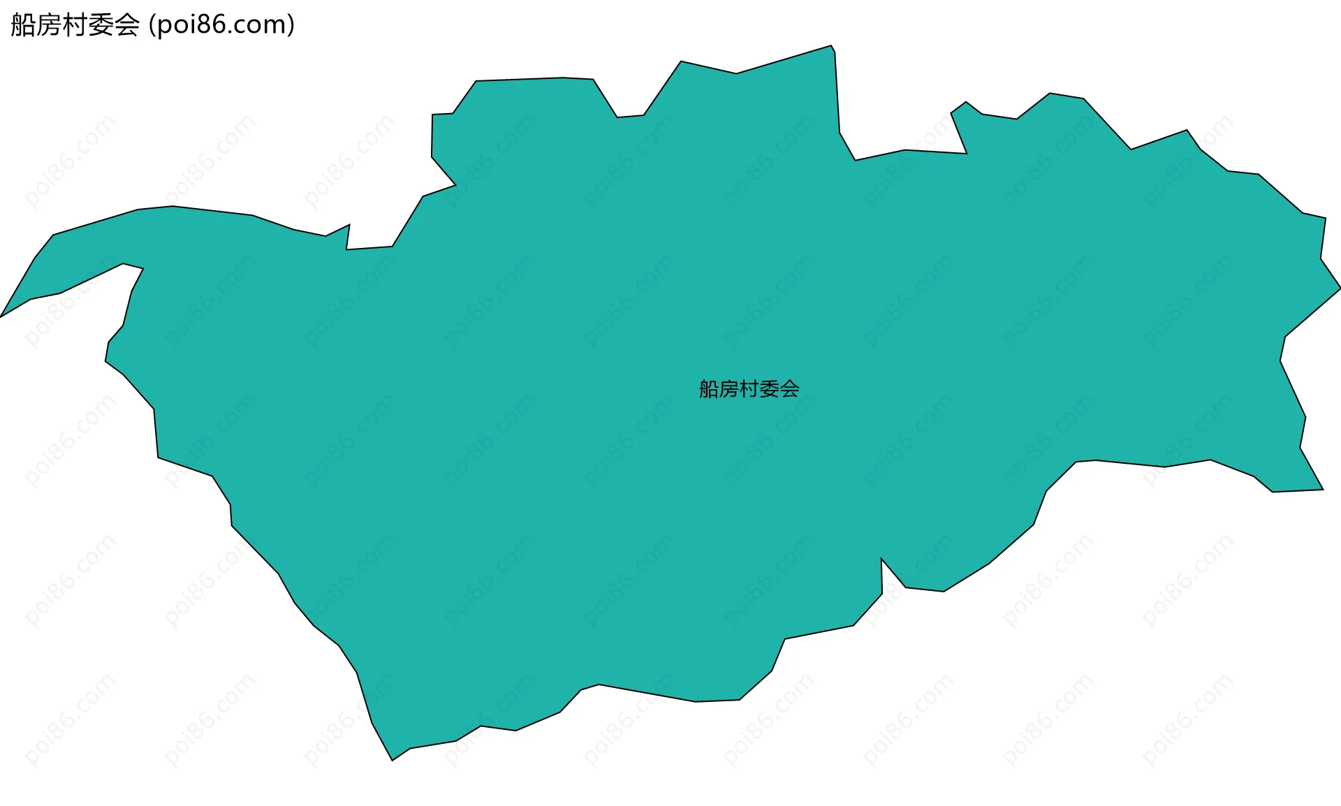船房村委会边界地图