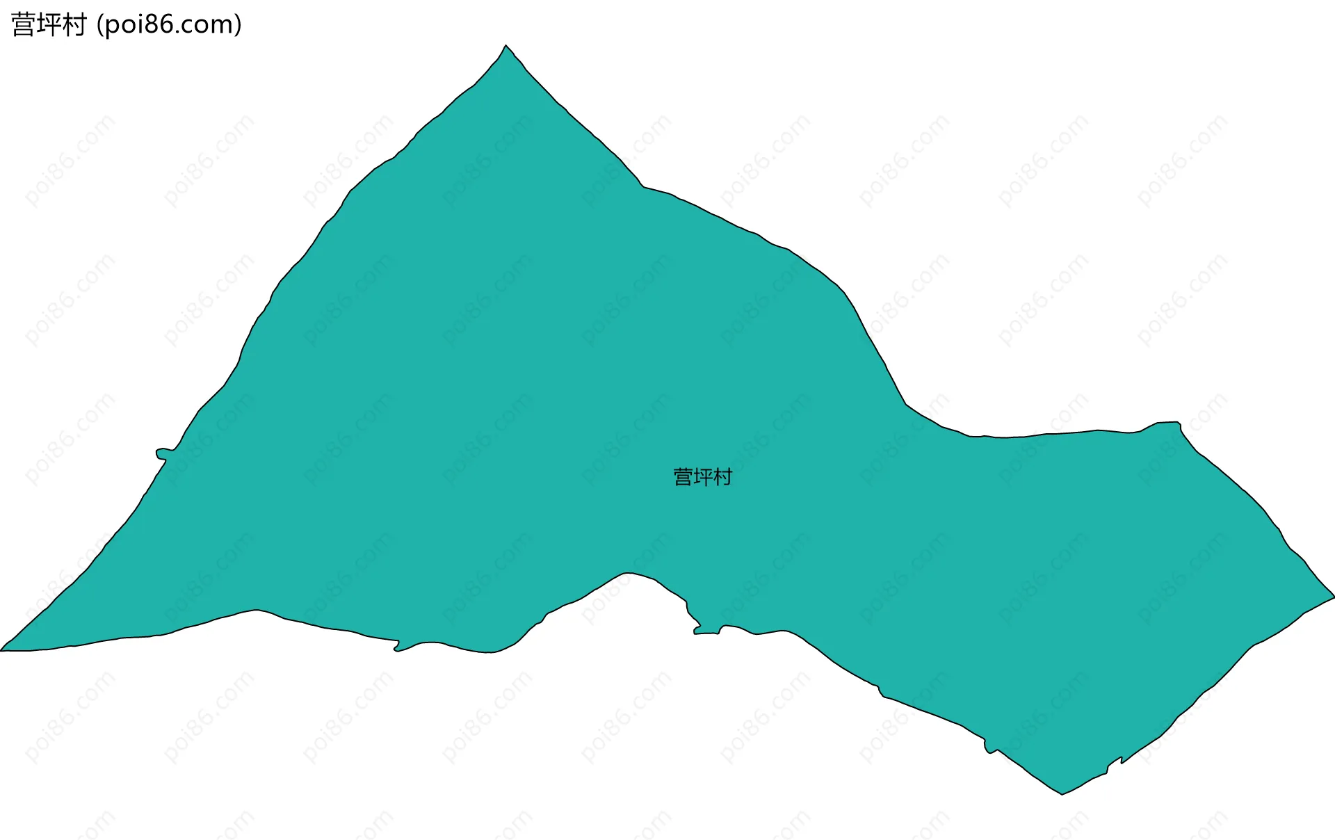 营坪村边界地图