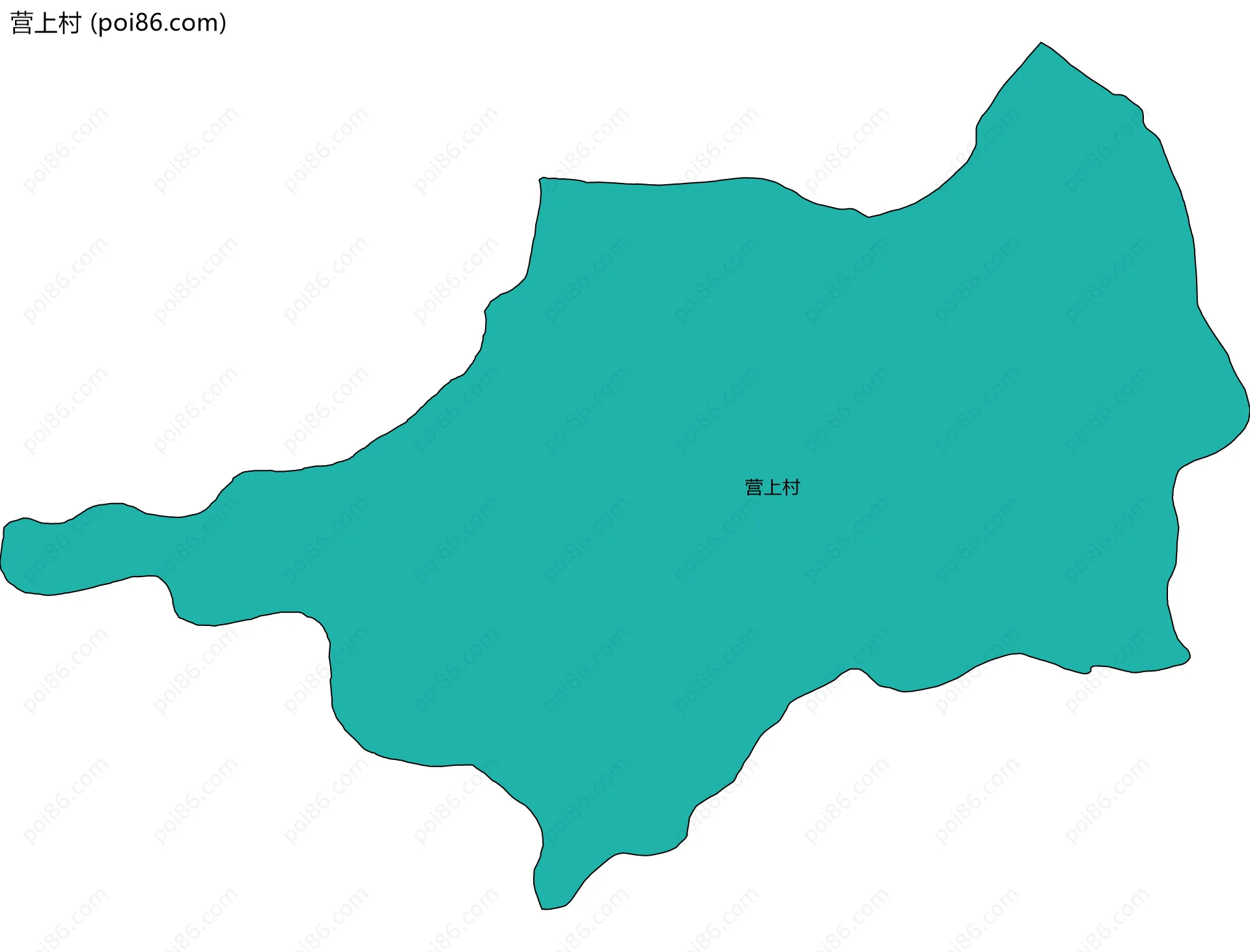 营上村边界地图