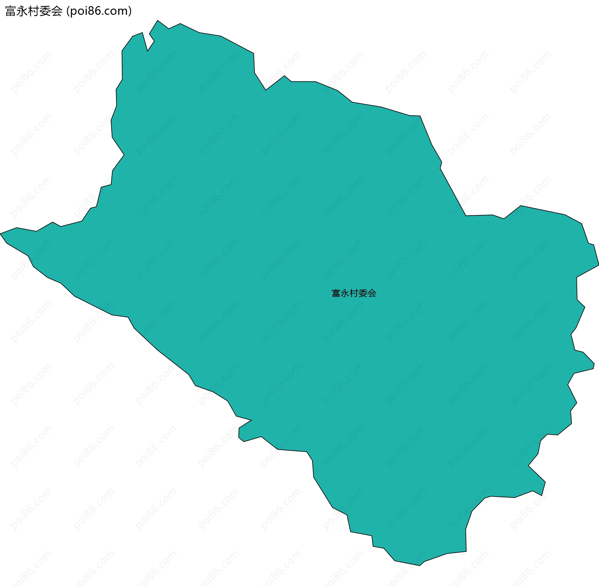 富永村委会边界地图