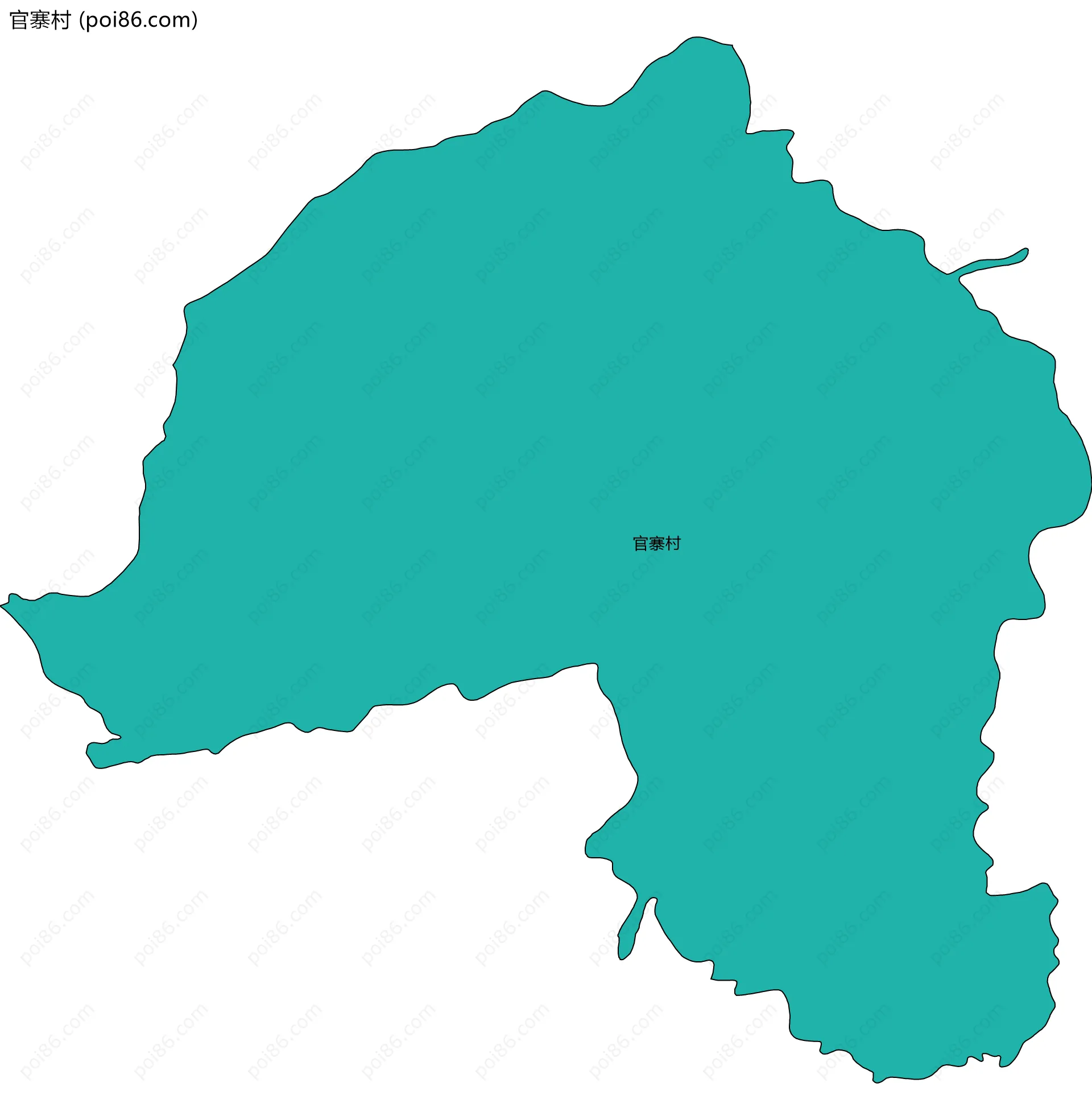 官寨村边界地图