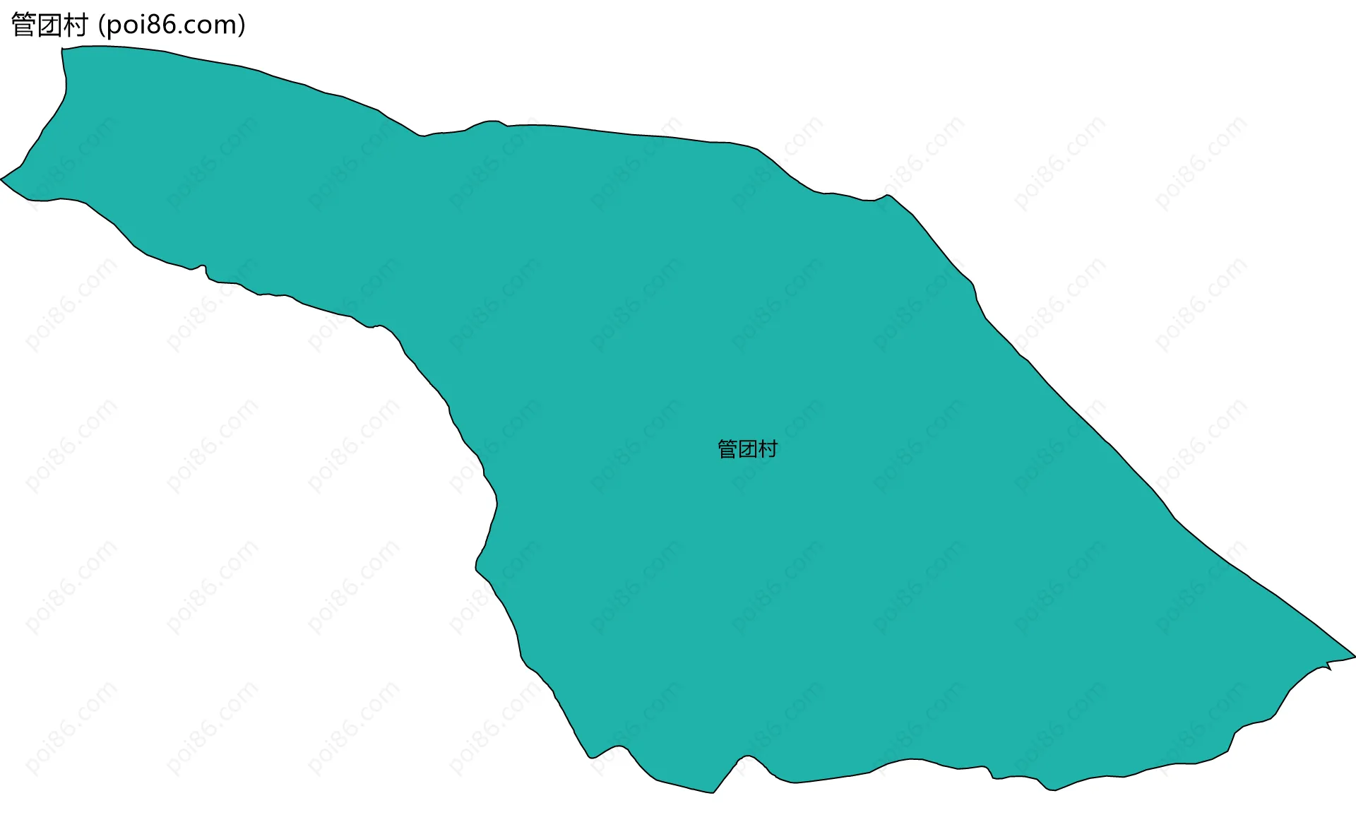 管团村边界地图
