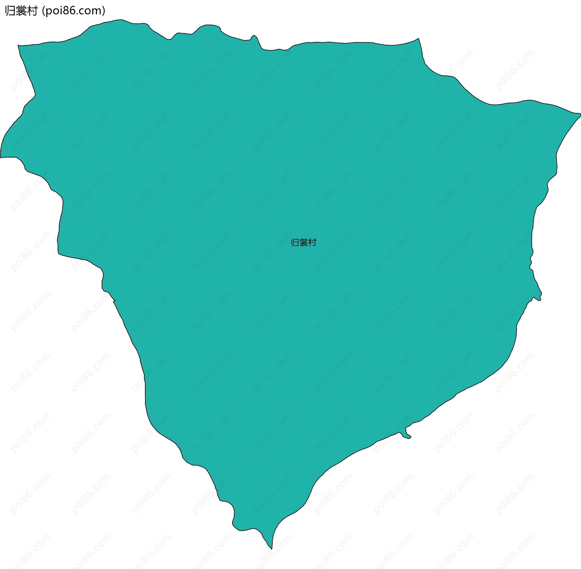 归裳村边界地图