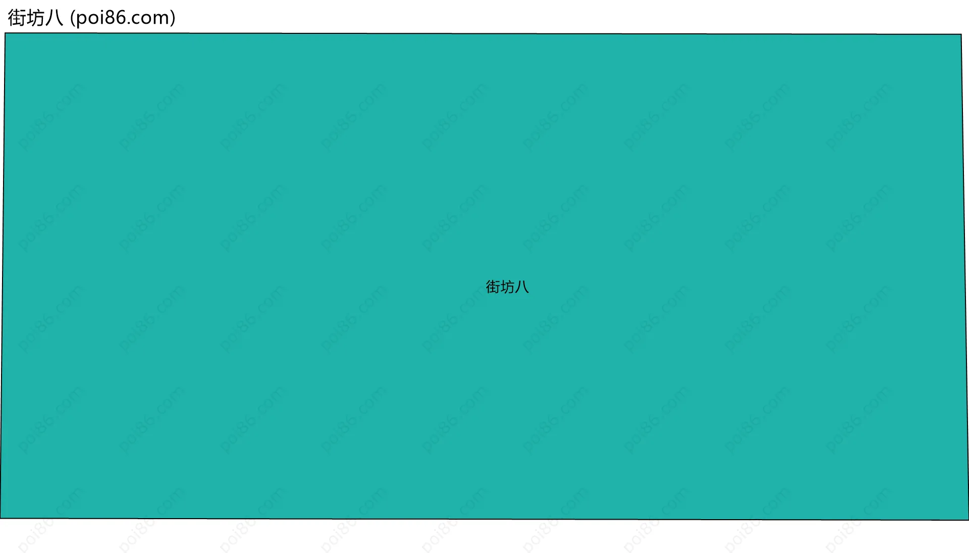 街坊八边界地图