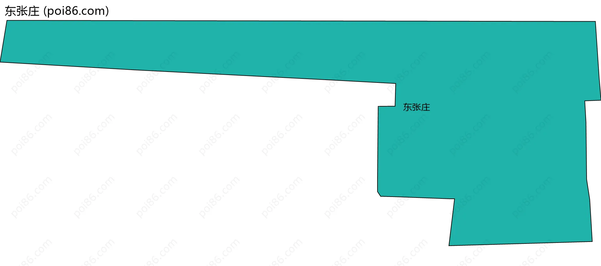 东张庄边界地图