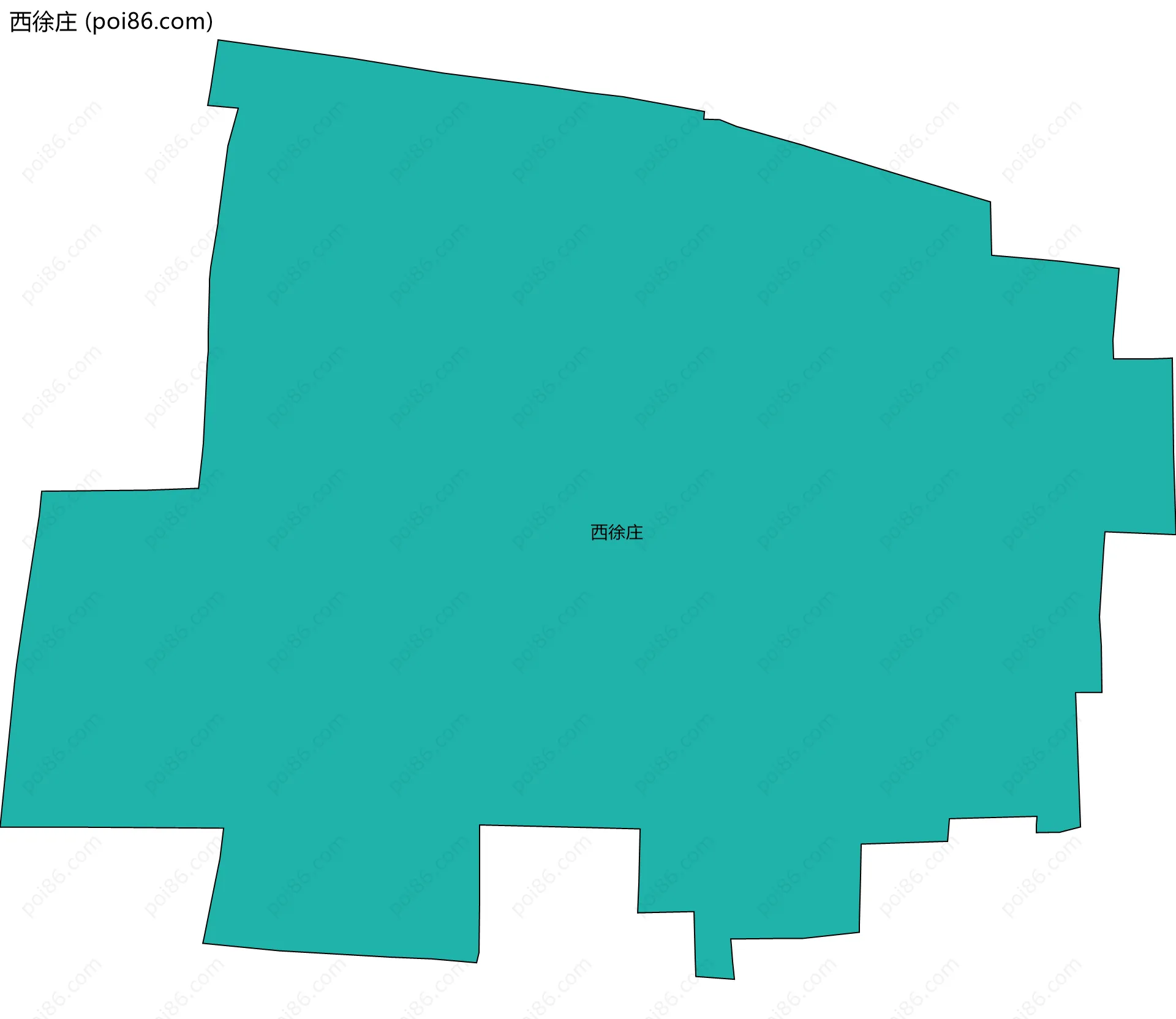 西徐庄边界地图
