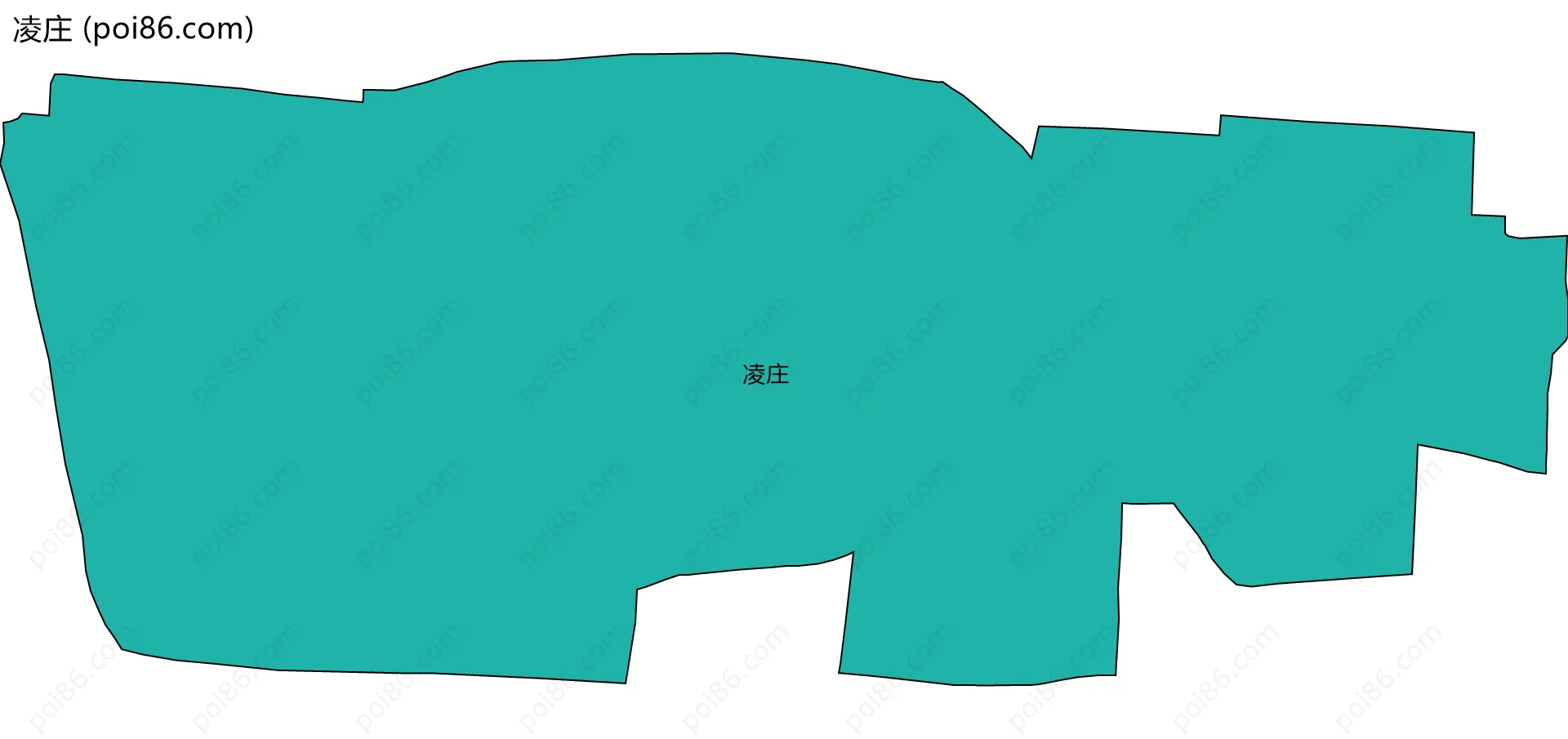 凌庄边界地图