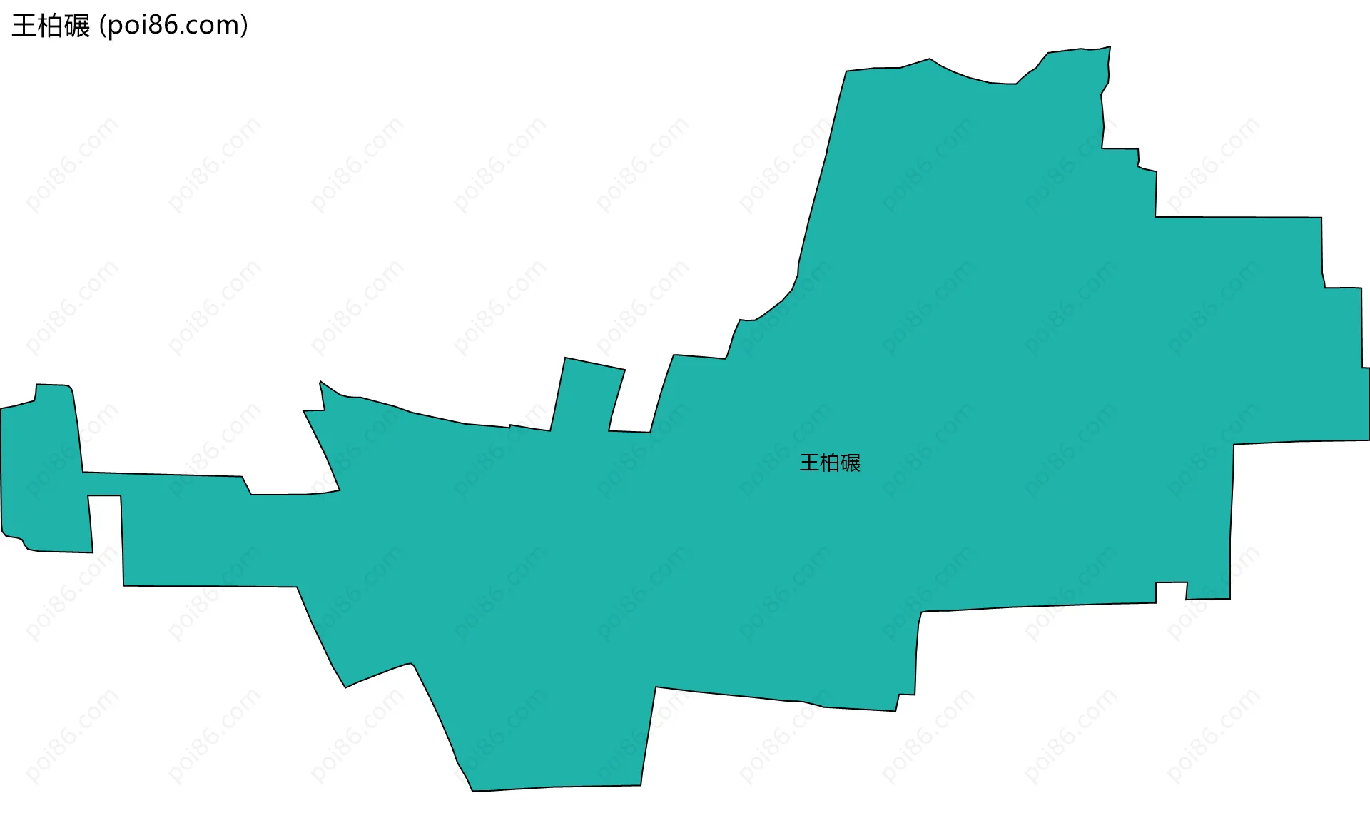 王柏碾边界地图