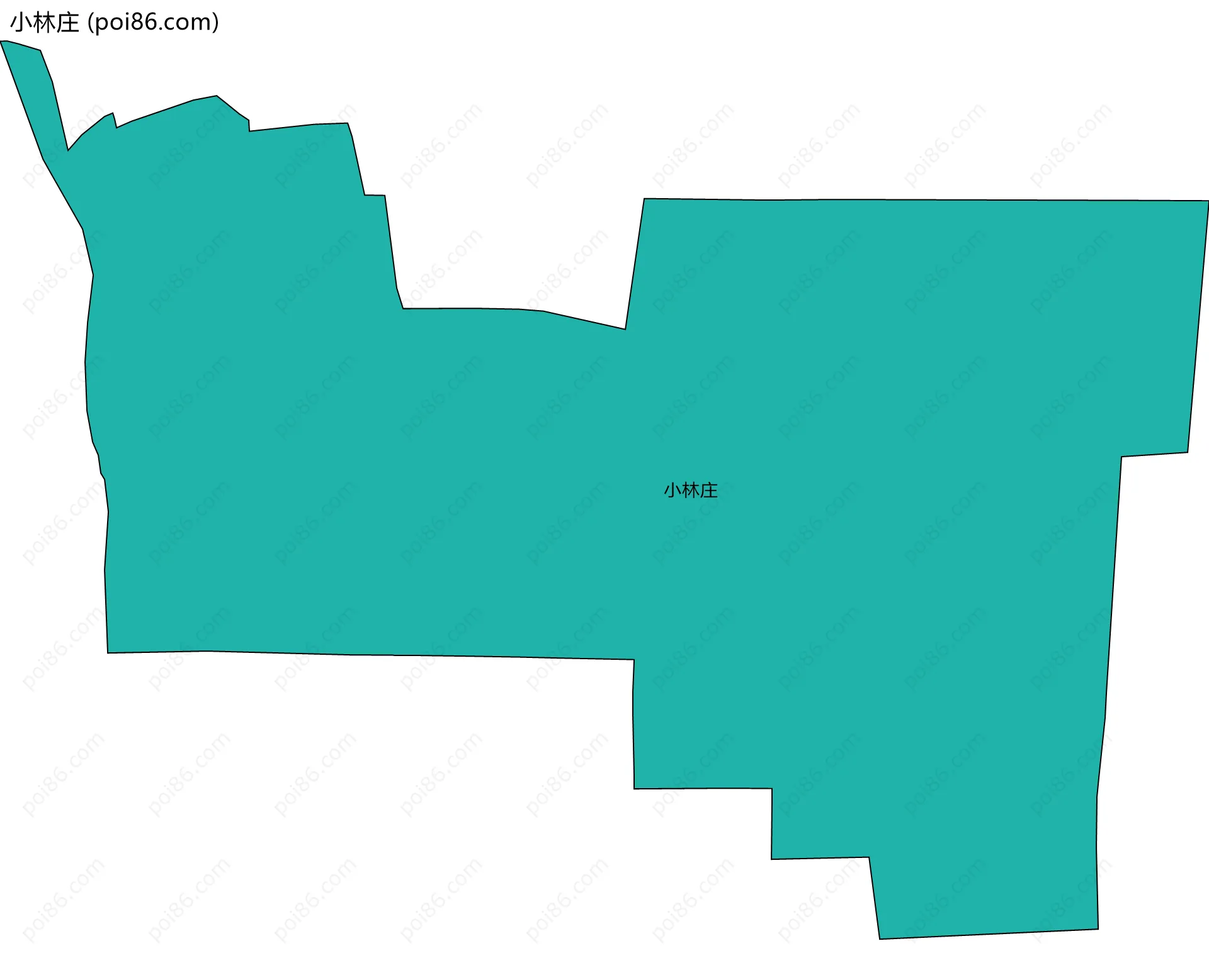 小林庄边界地图