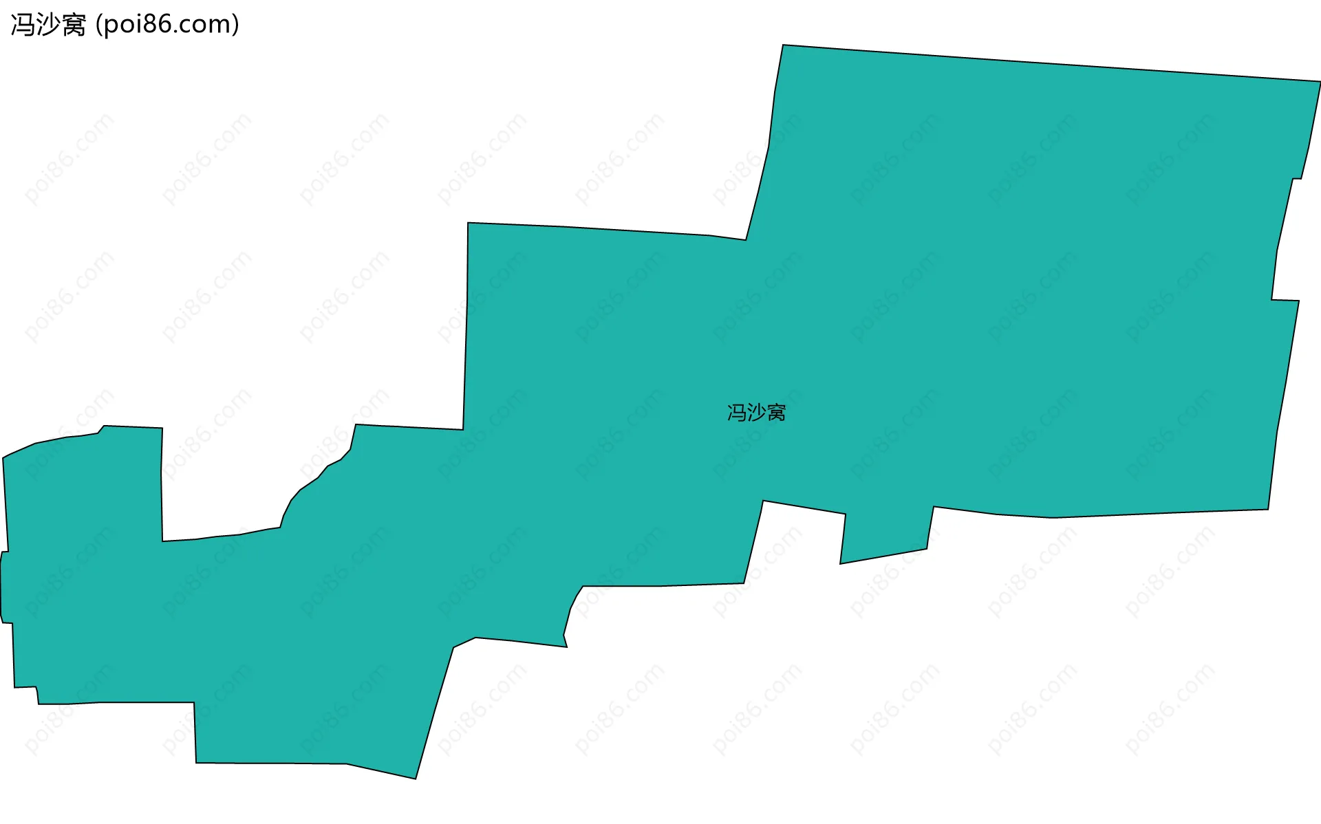 冯沙窝边界地图