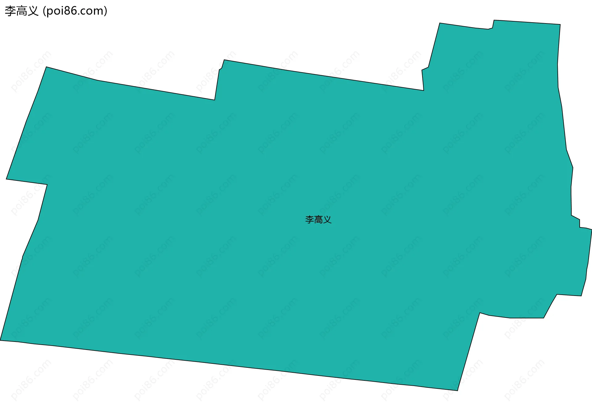 李高义边界地图