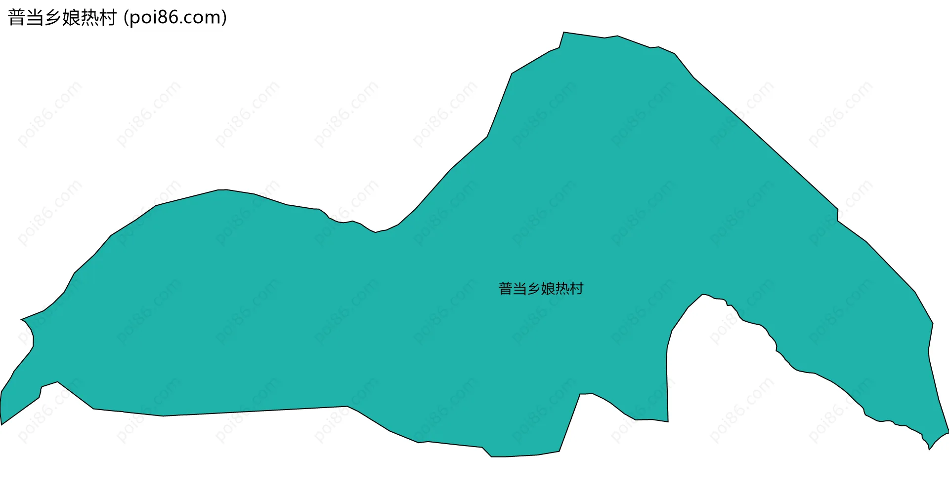 普当乡娘热村边界地图