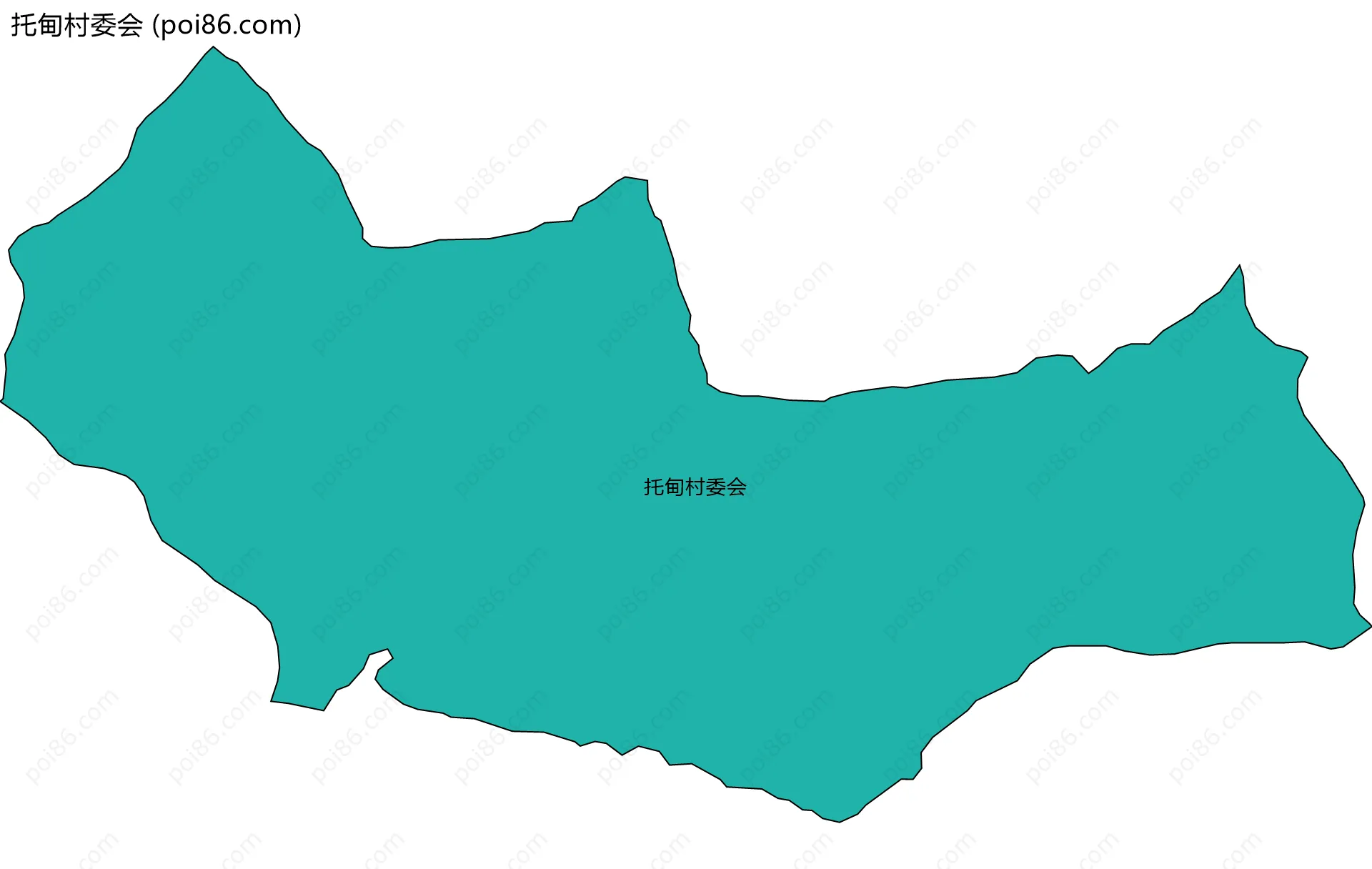 托甸村委会边界地图