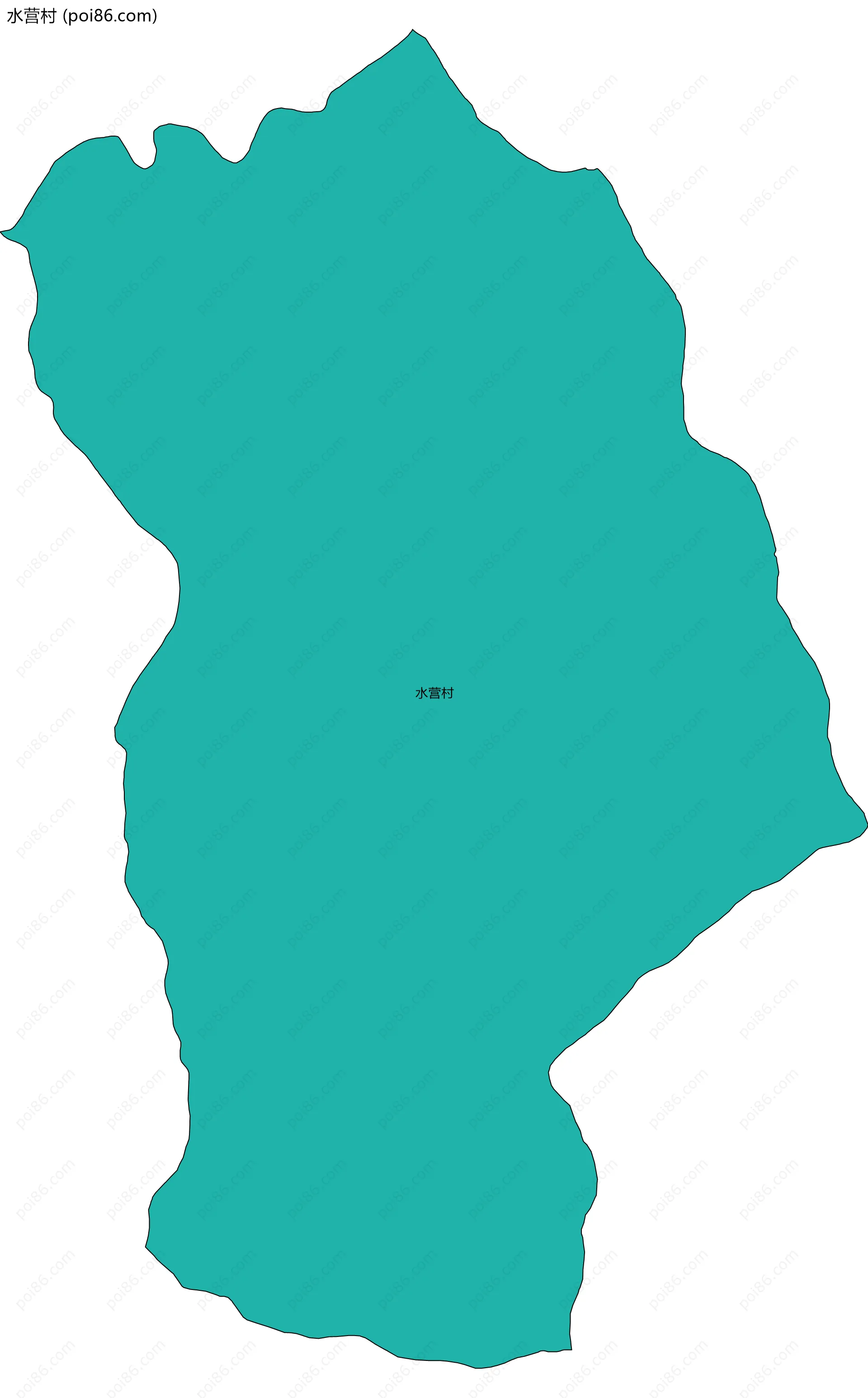 水营村边界地图