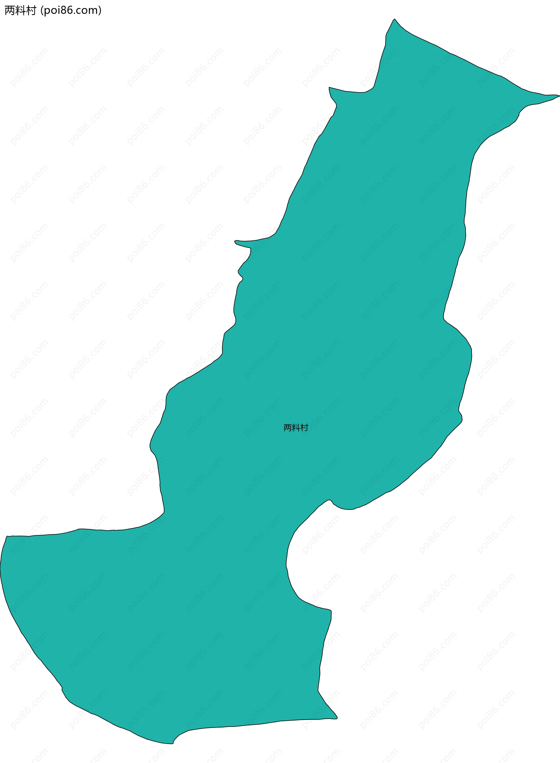 两料村边界地图