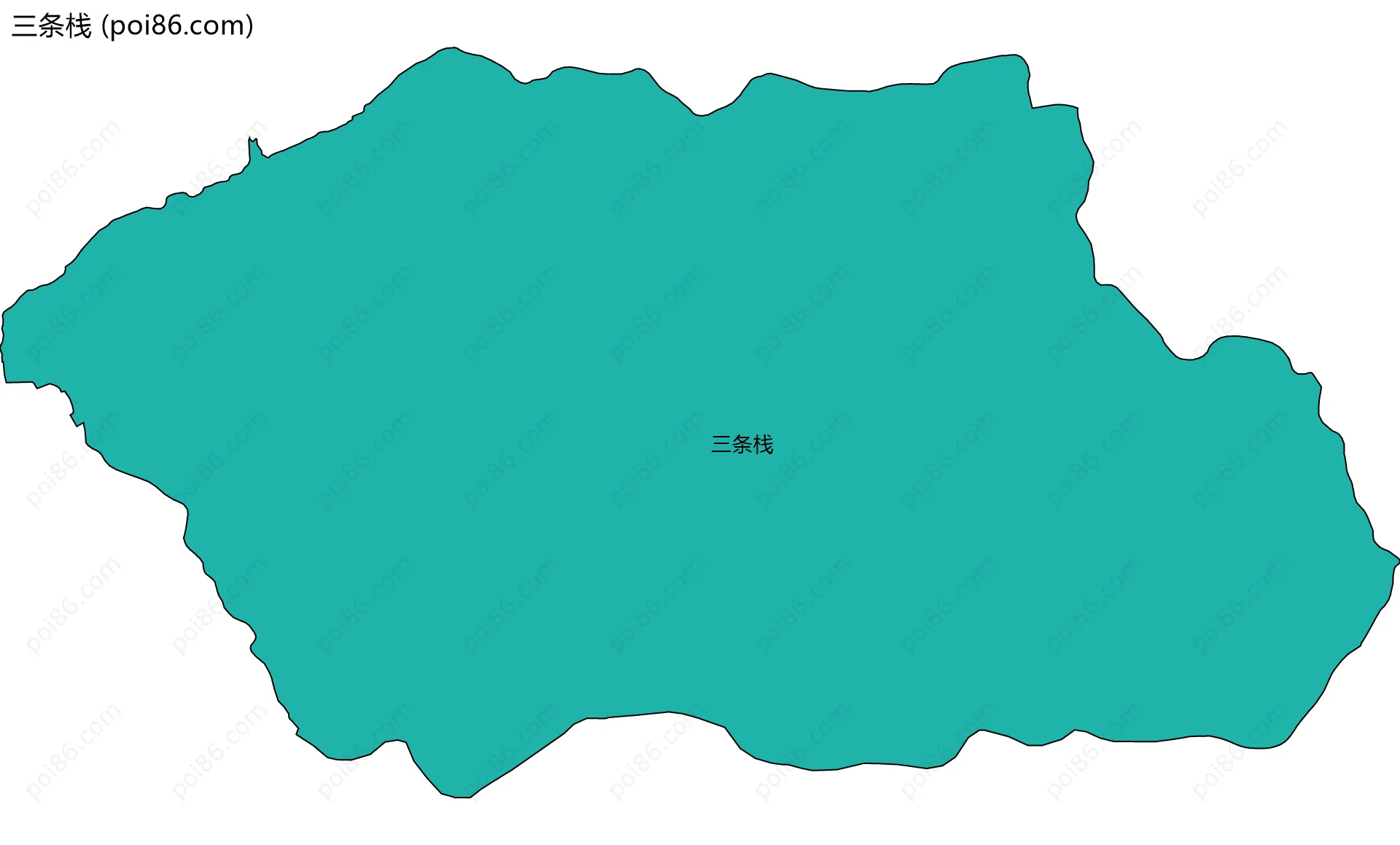 三条栈边界地图