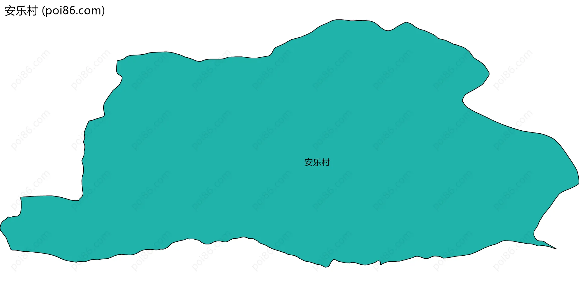 安乐村边界地图