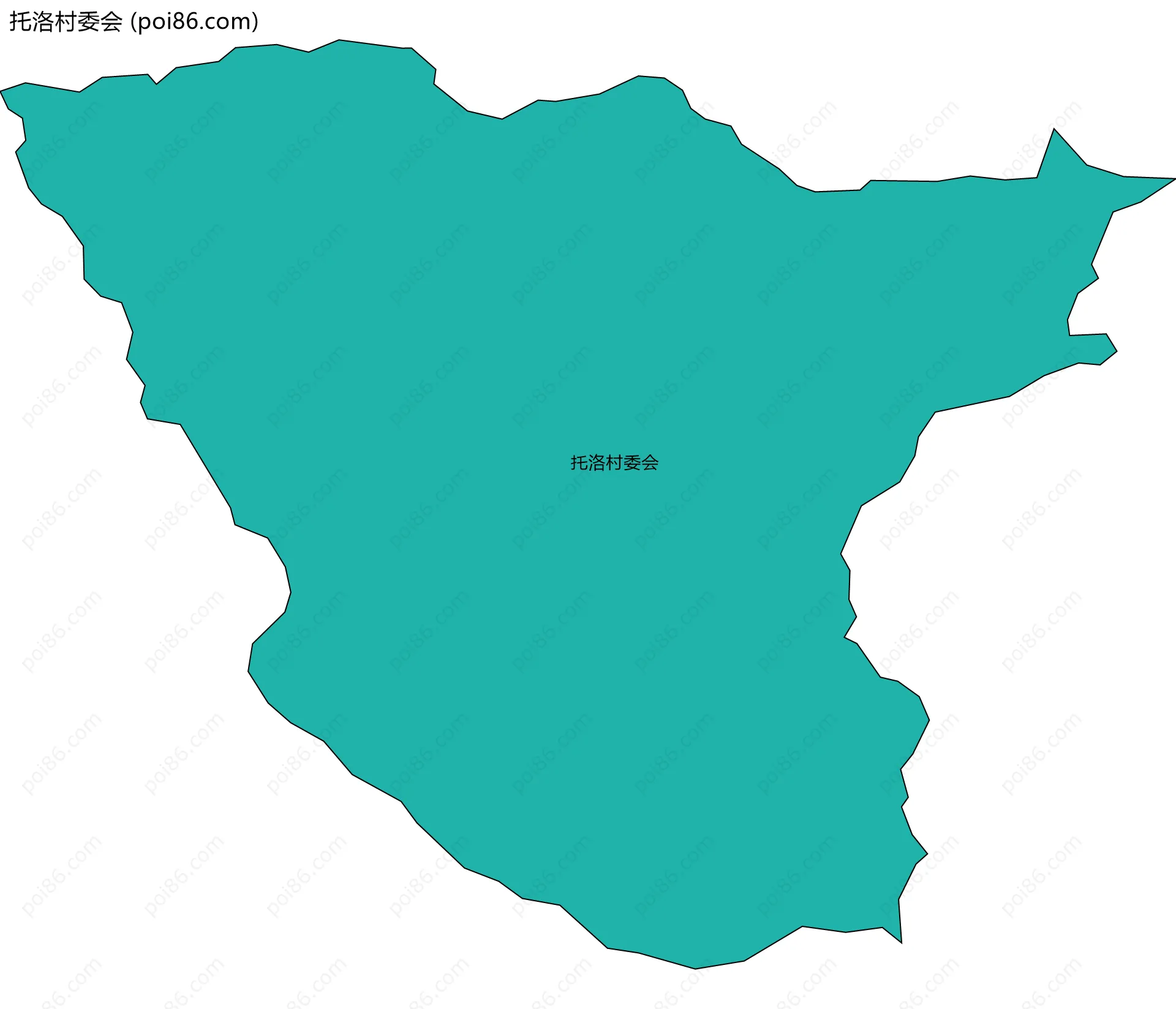 托洛村委会边界地图