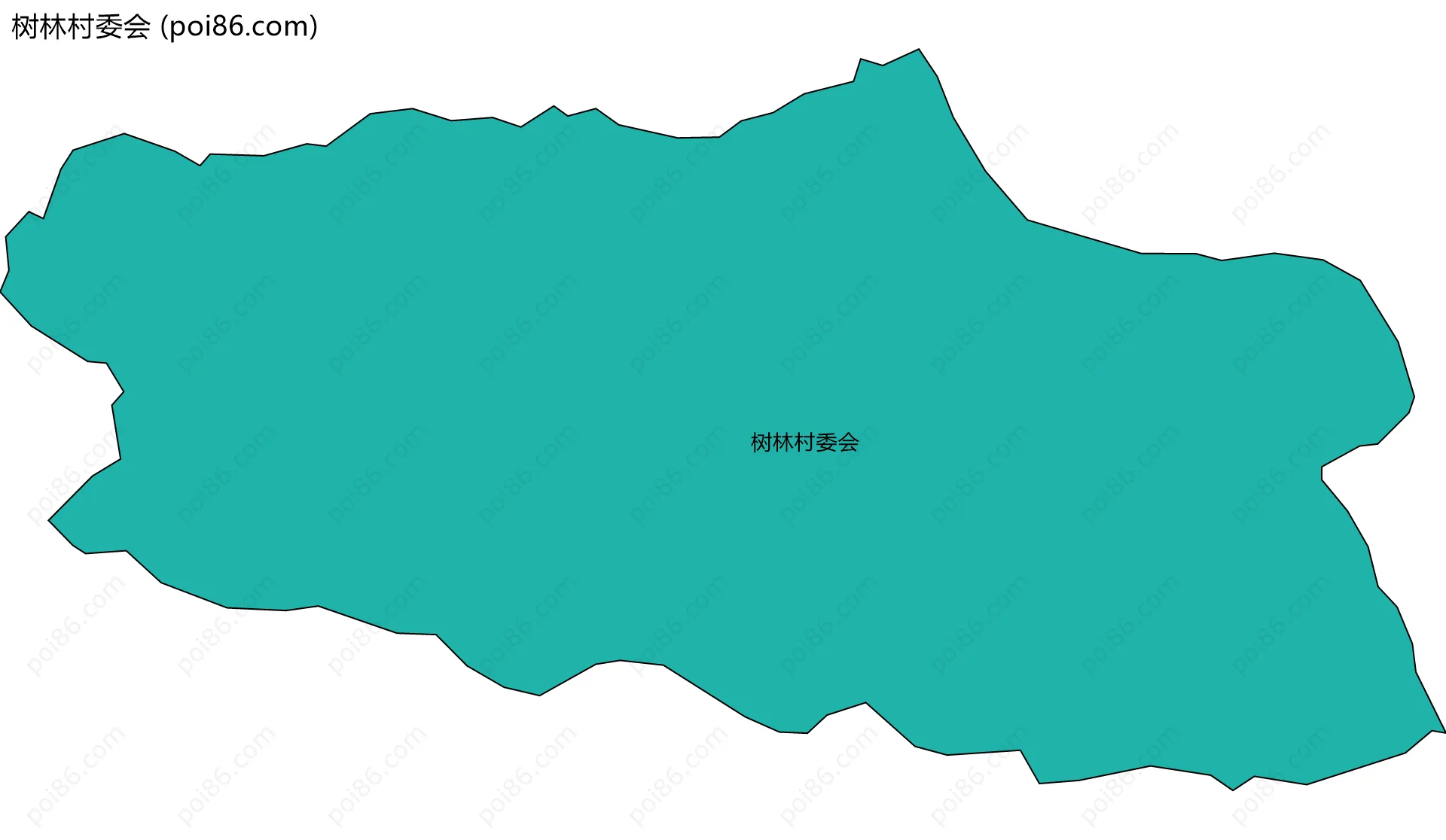 树林村委会边界地图