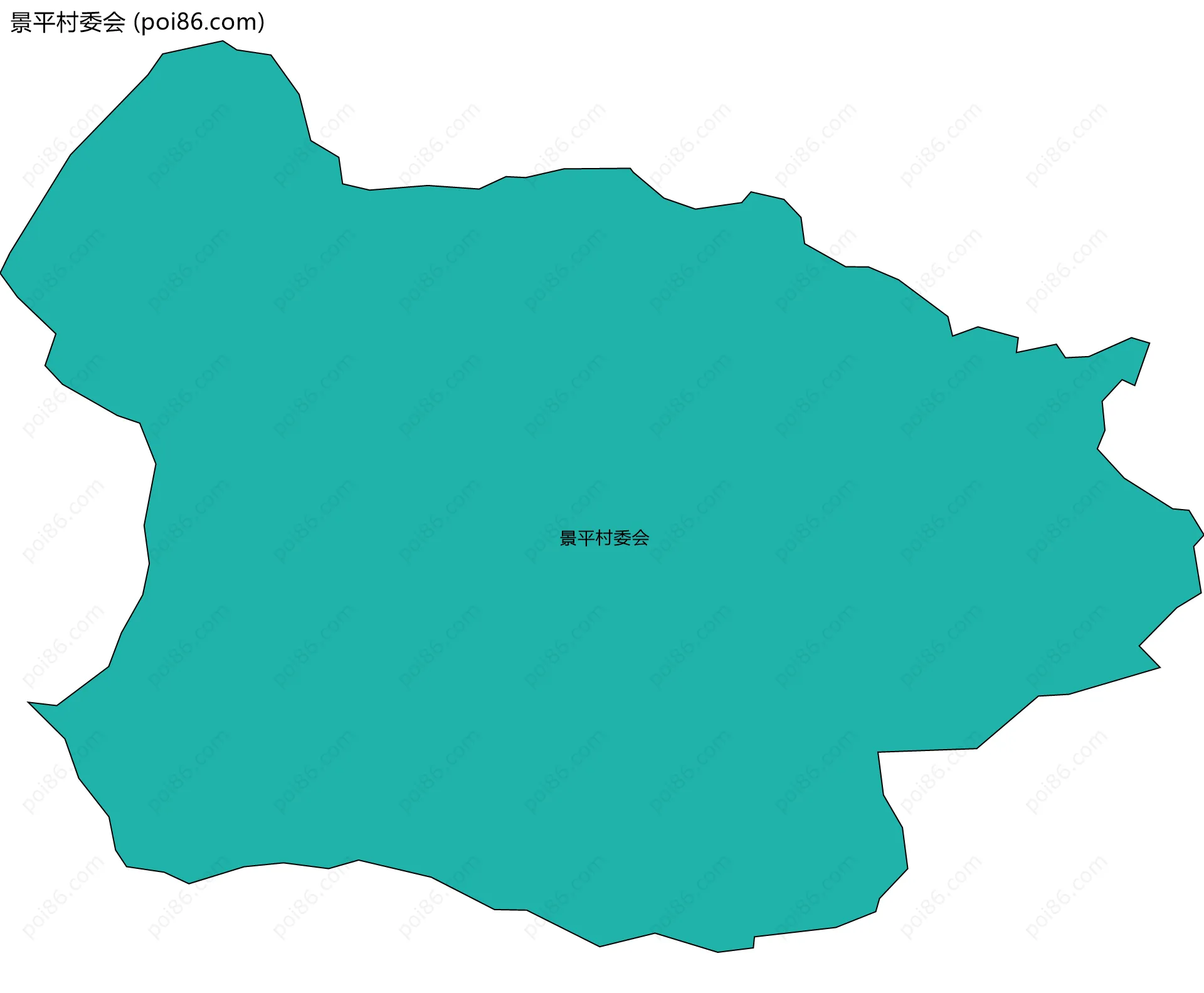 景平村委会边界地图