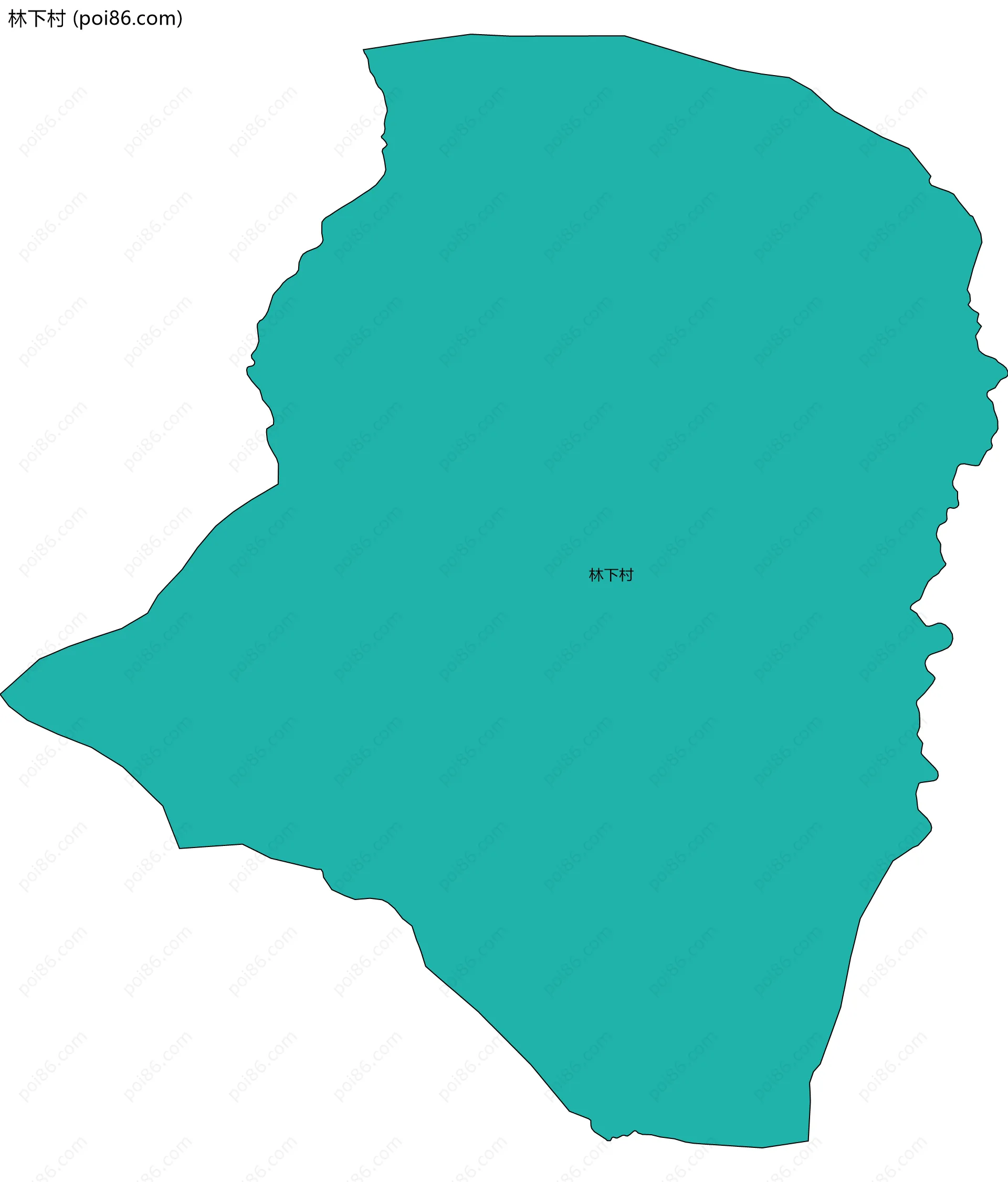 林下村边界地图