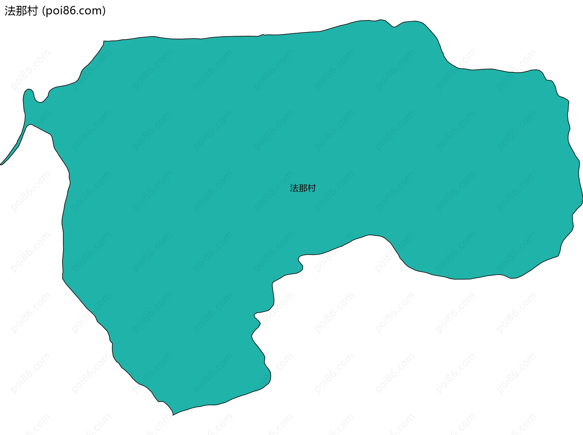 法那村边界地图