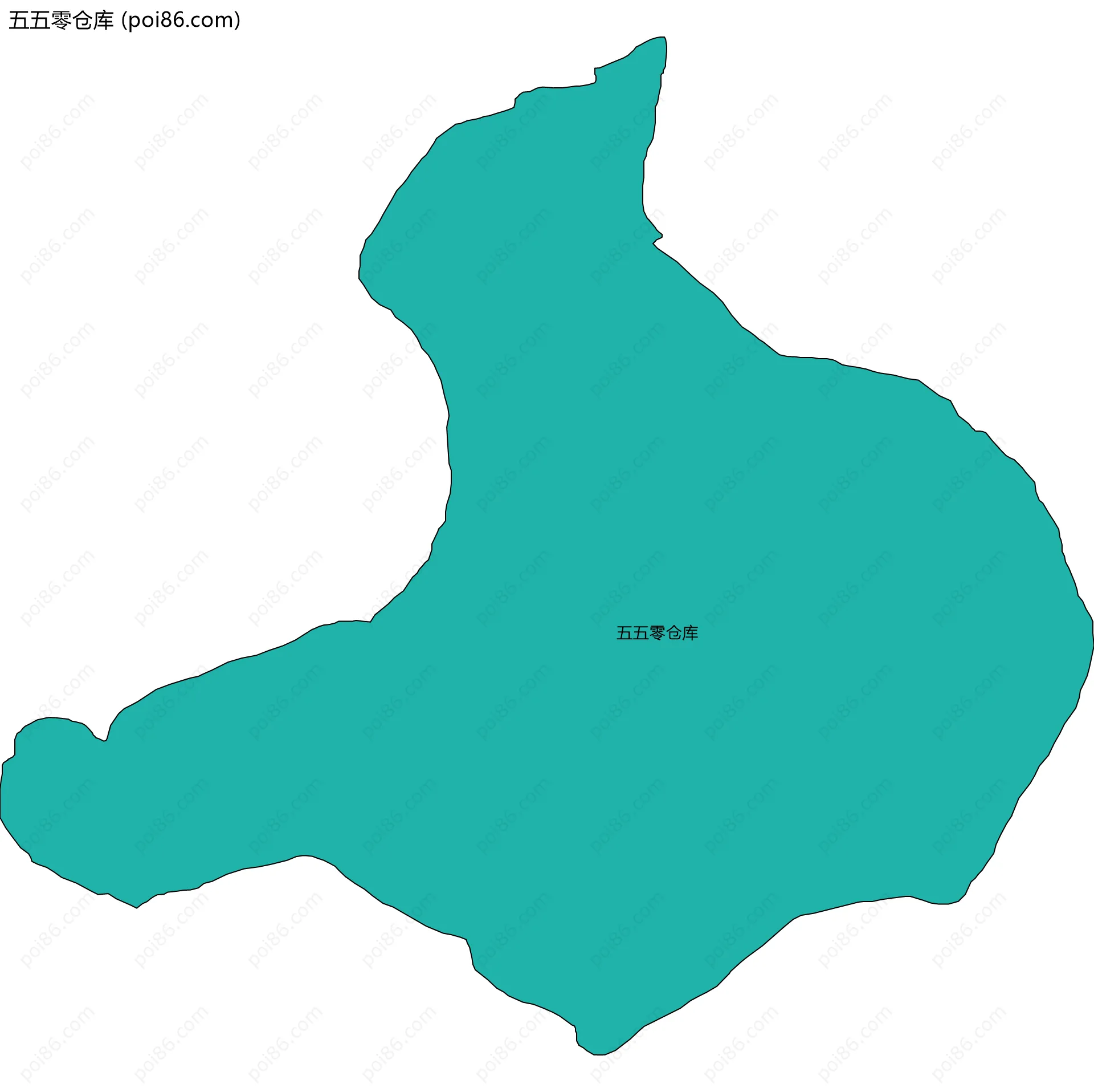 五五零仓库边界地图