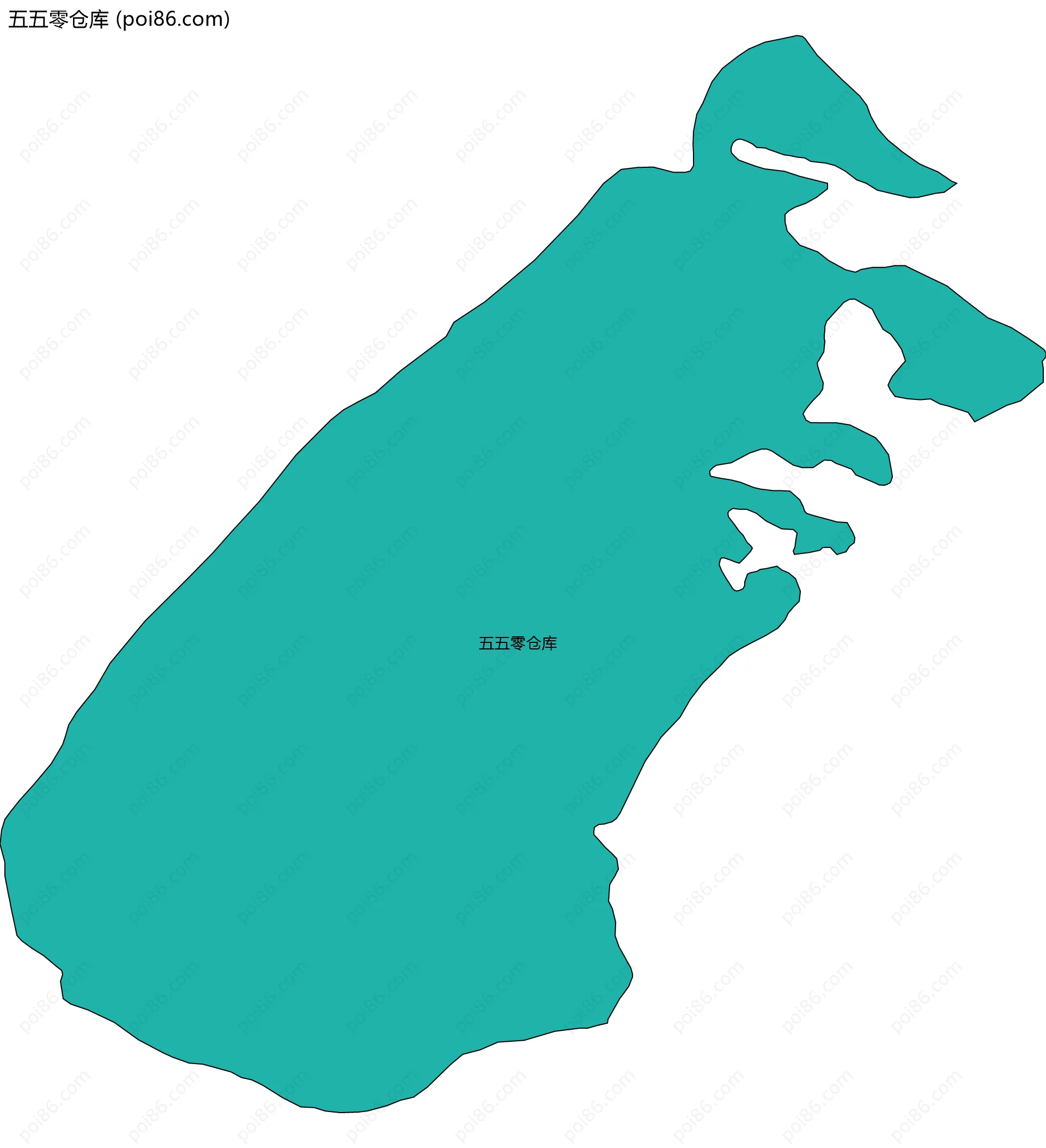 五五零仓库边界地图