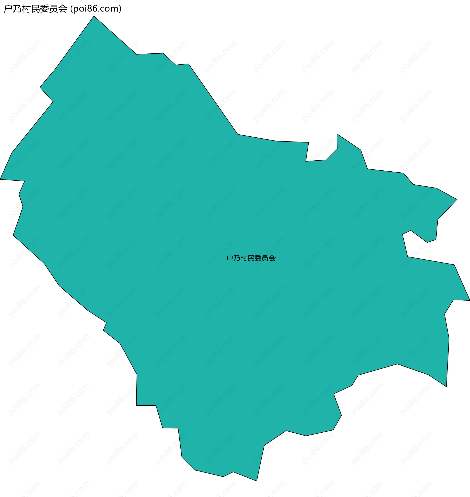 户乃村民委员会边界地图