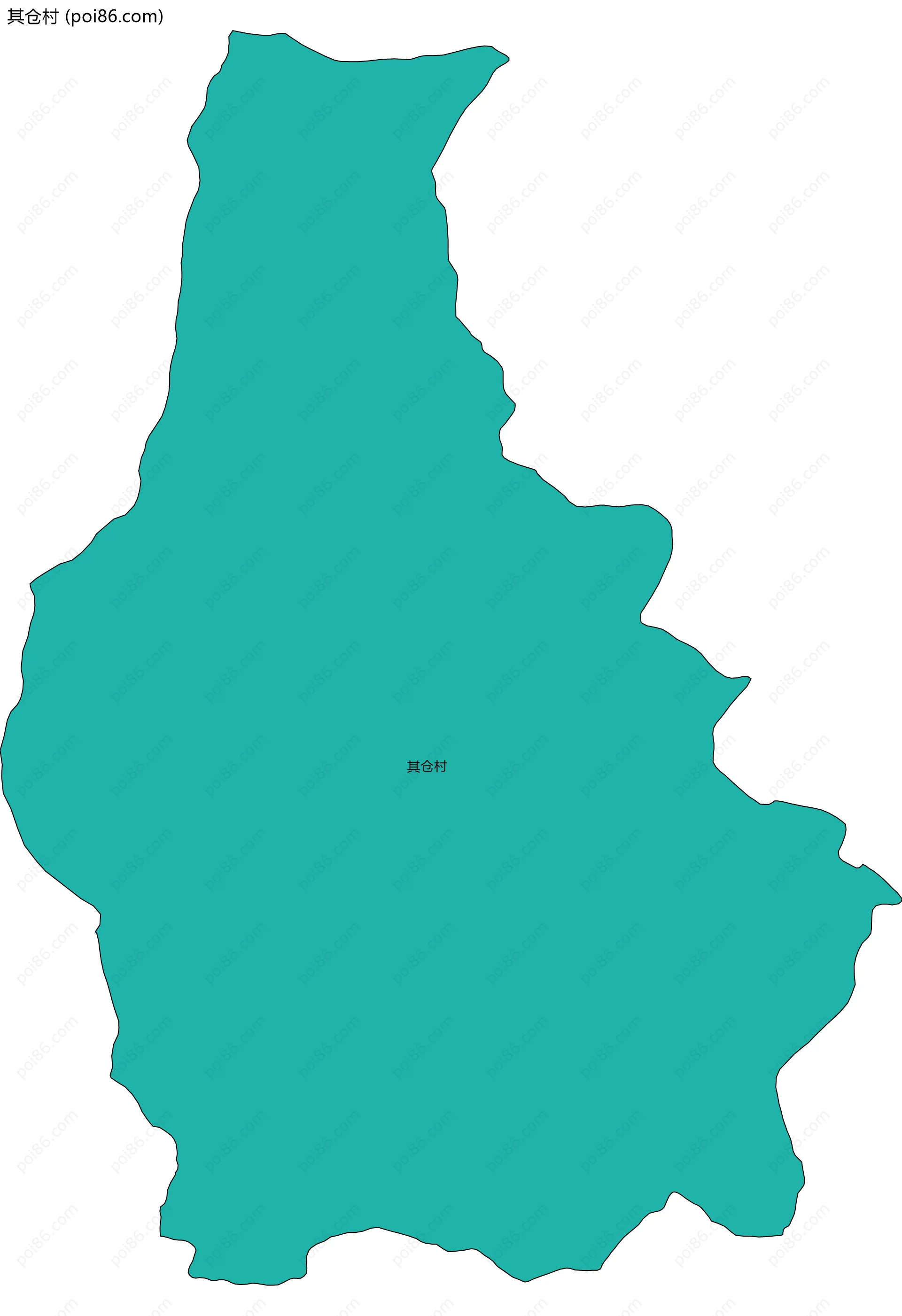 其仓村边界地图