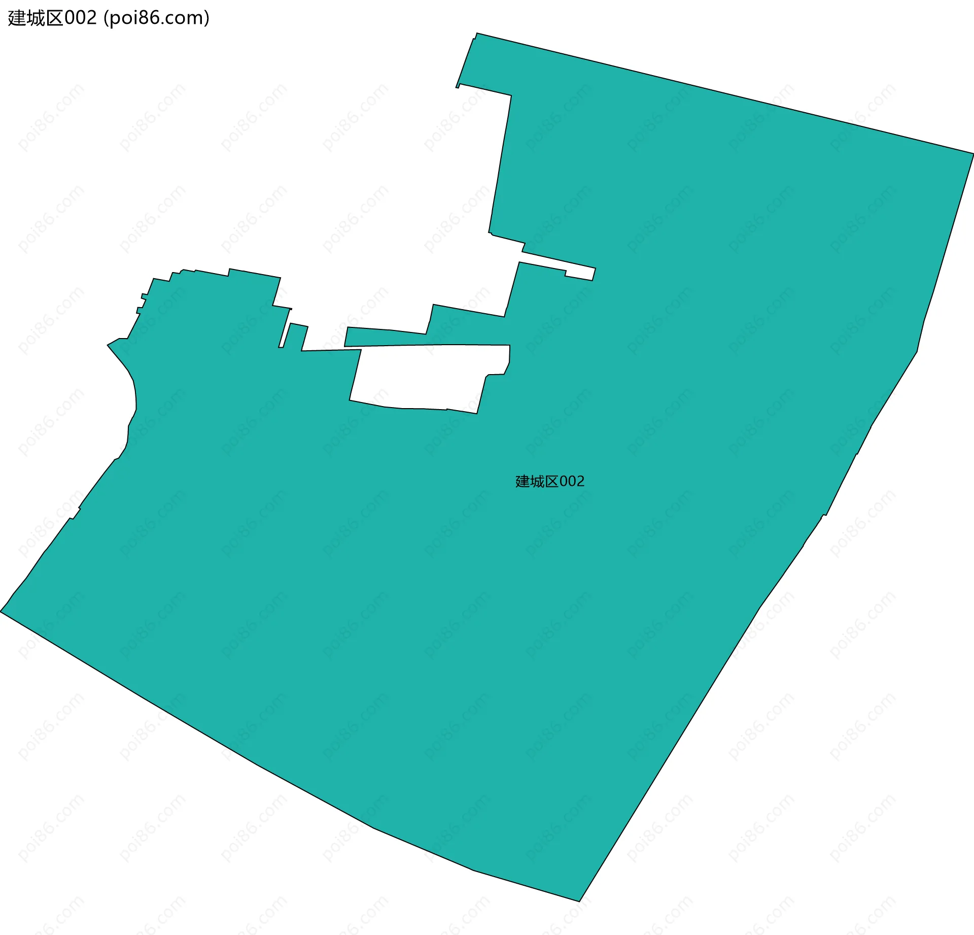 建城区002边界地图