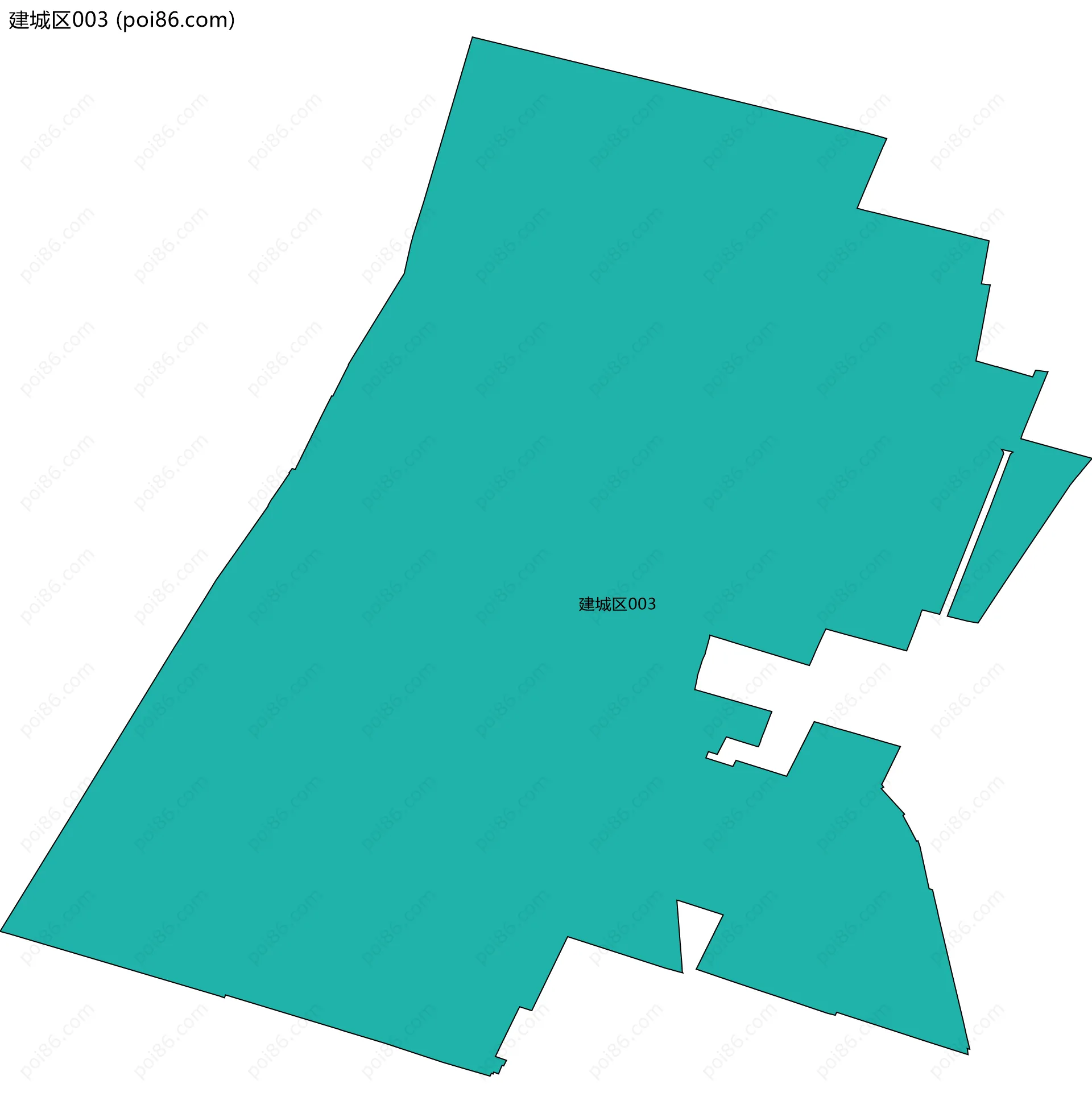 建城区003边界地图