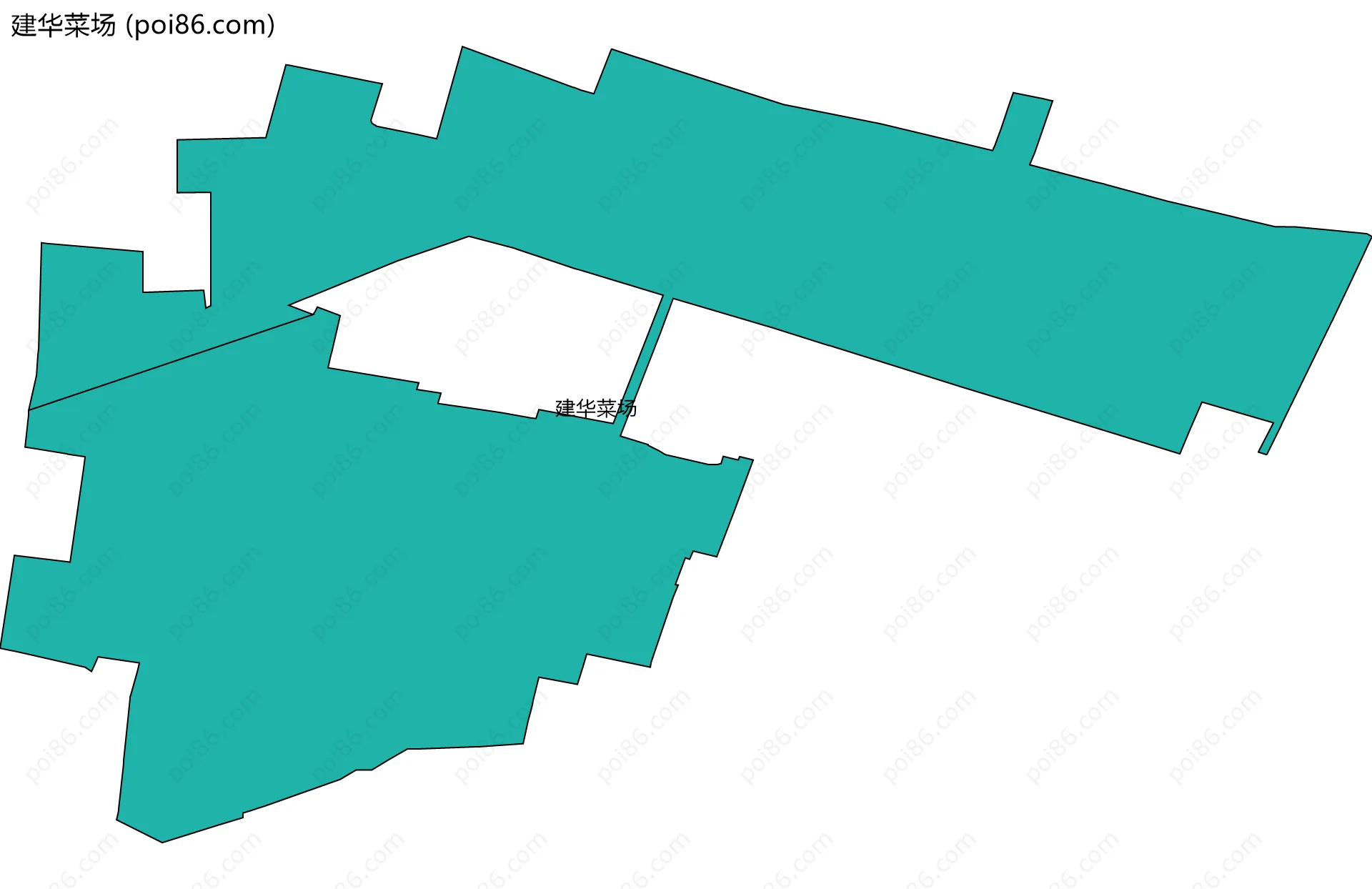 建华菜场边界地图