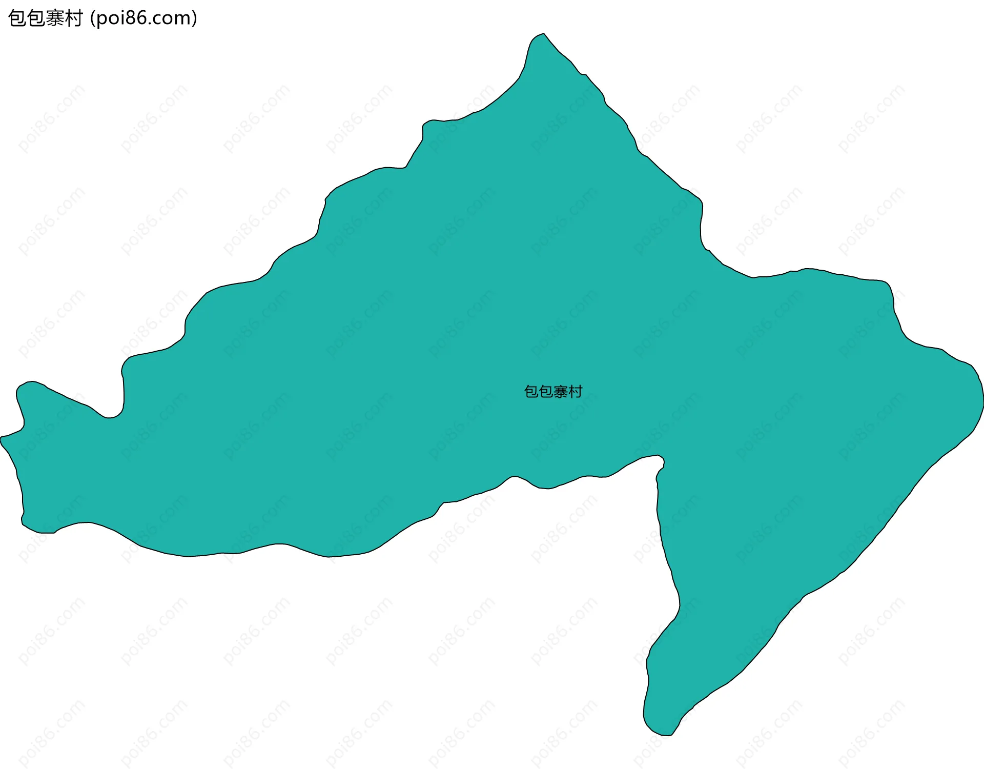 包包寨村边界地图