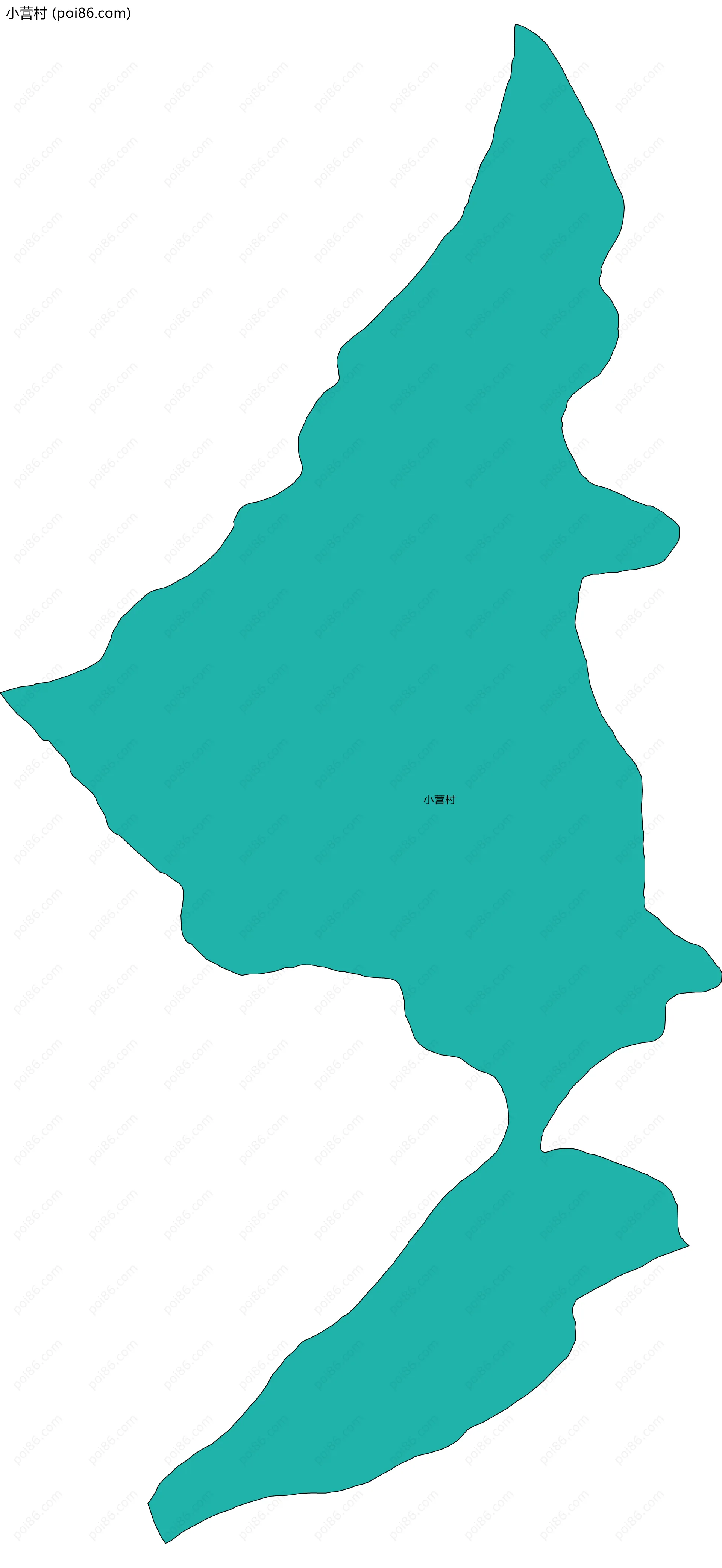 小营村边界地图