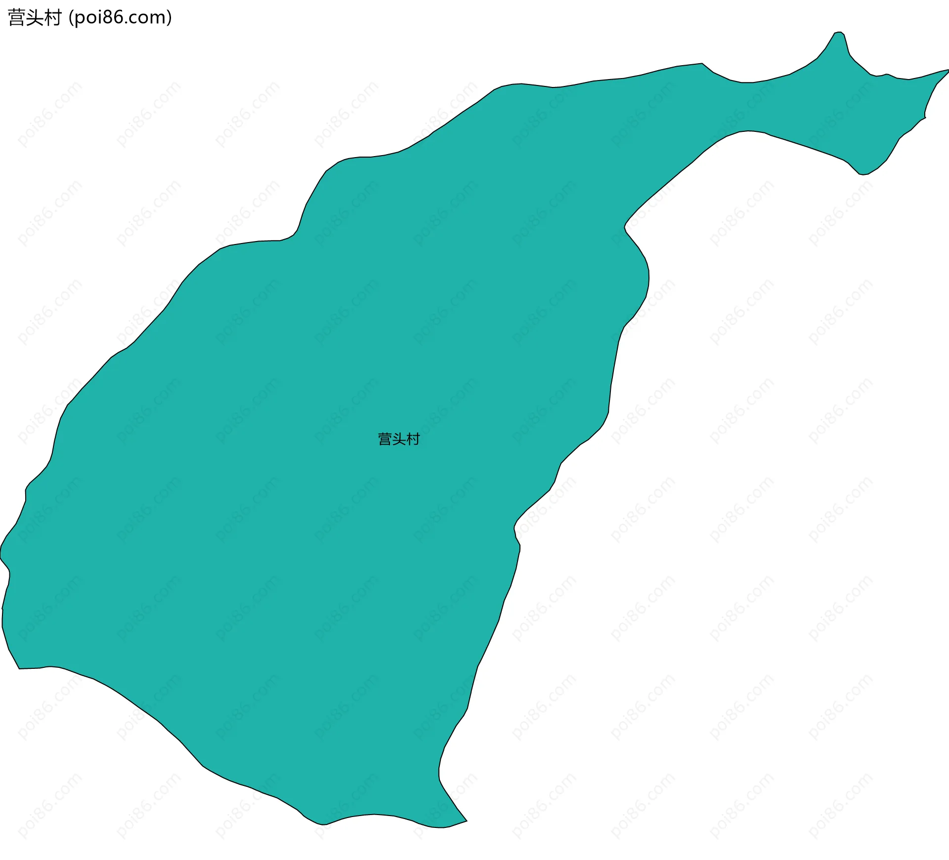 营头村边界地图