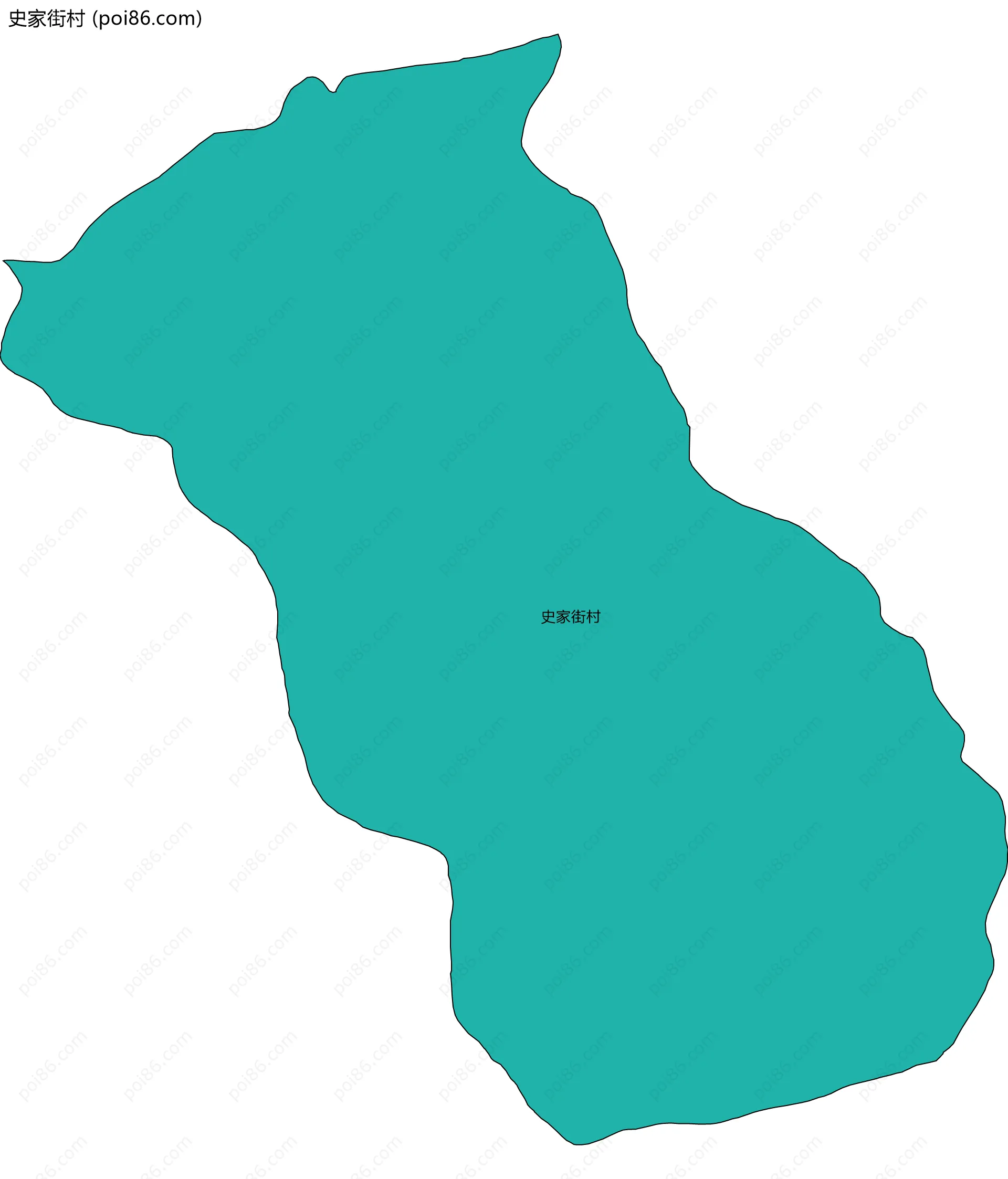 史家街村边界地图